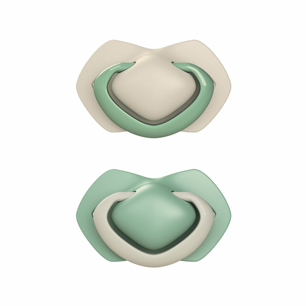 Zubaida's Canpol Babies Silicone Soother Light touch 6-18m Symmetrical PURE COLOR 2 pcs - 22/656 - Zubaidas Official™