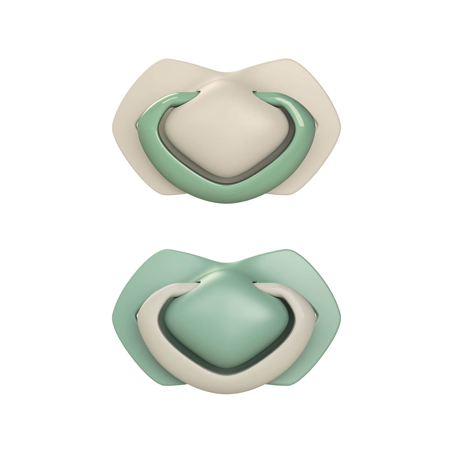 Zubaida's Canpol Babies Silicone Soother Light touch 18m+ Symmetrical PURE COLOR 2 pcs - 22/657 - Zubaidas Official™