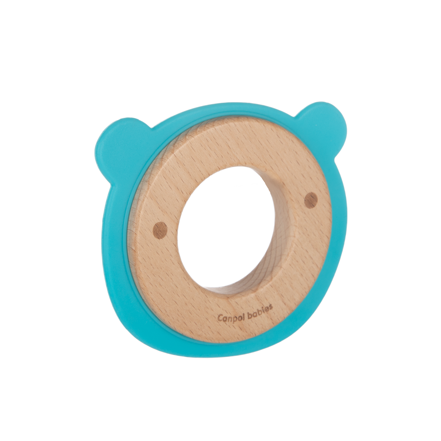 Zubaida's Canpol babies Wooden-Silicone Teether BEAR - 80/304 - Zubaidas Official™