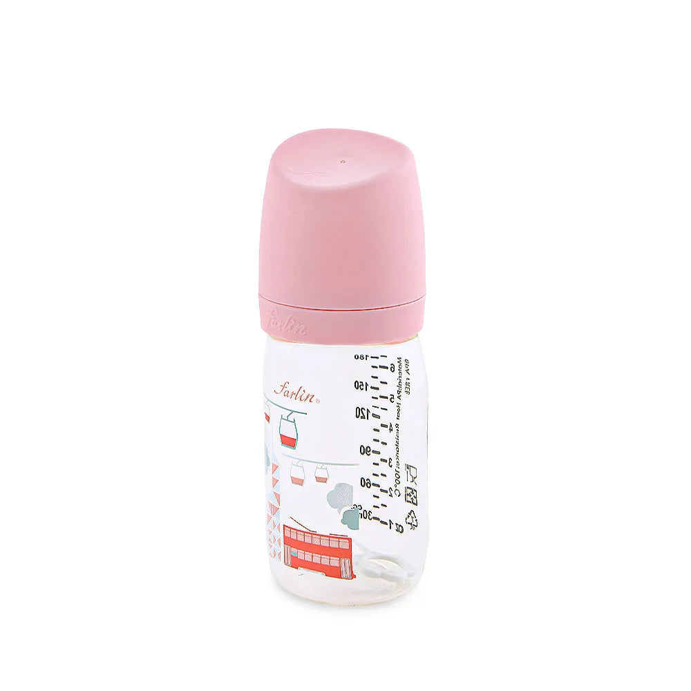 Zubaida's Farlin PA Feeding Bottle 180Ml-HK Pink - AB-A2001-01 - Zubaidas Official™