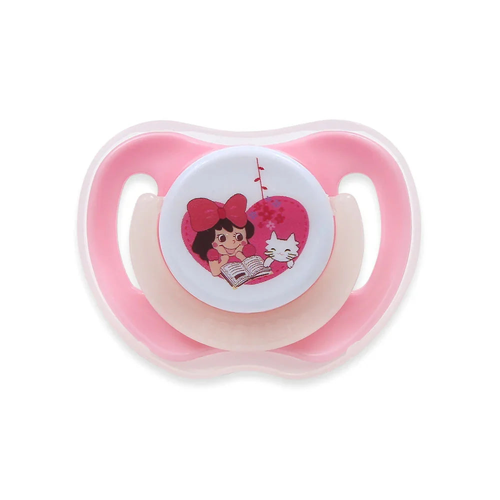 Zubaida's Farlin Newborn Glow-in-Dark Pacifier 6M+ Pink - BA-10020-G - Zubaidas Officialâ„¢
