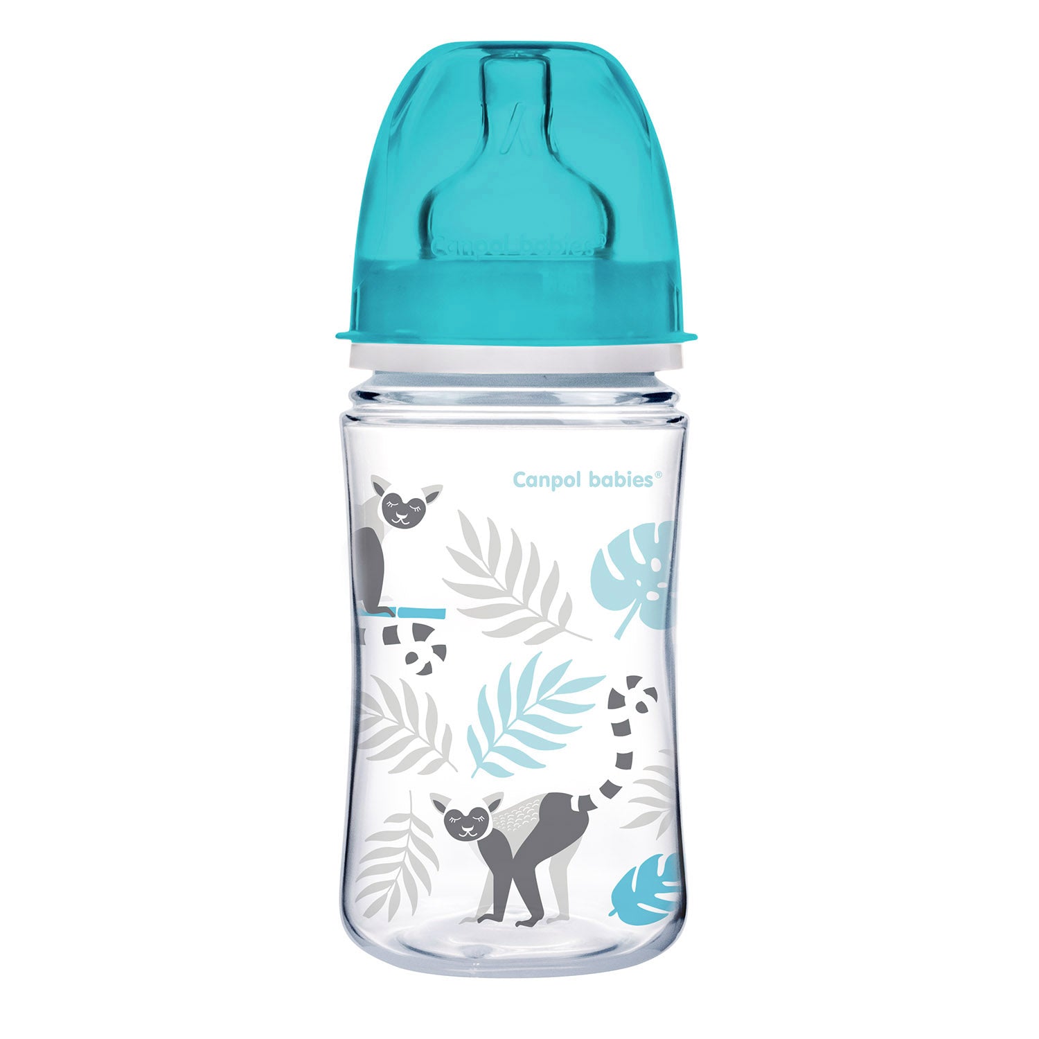 Zubaida's Canpol Babies Easy Start Wide Neck PP Bottle 240 ml Jungle grey - 35/227 - Zubaidas Official™