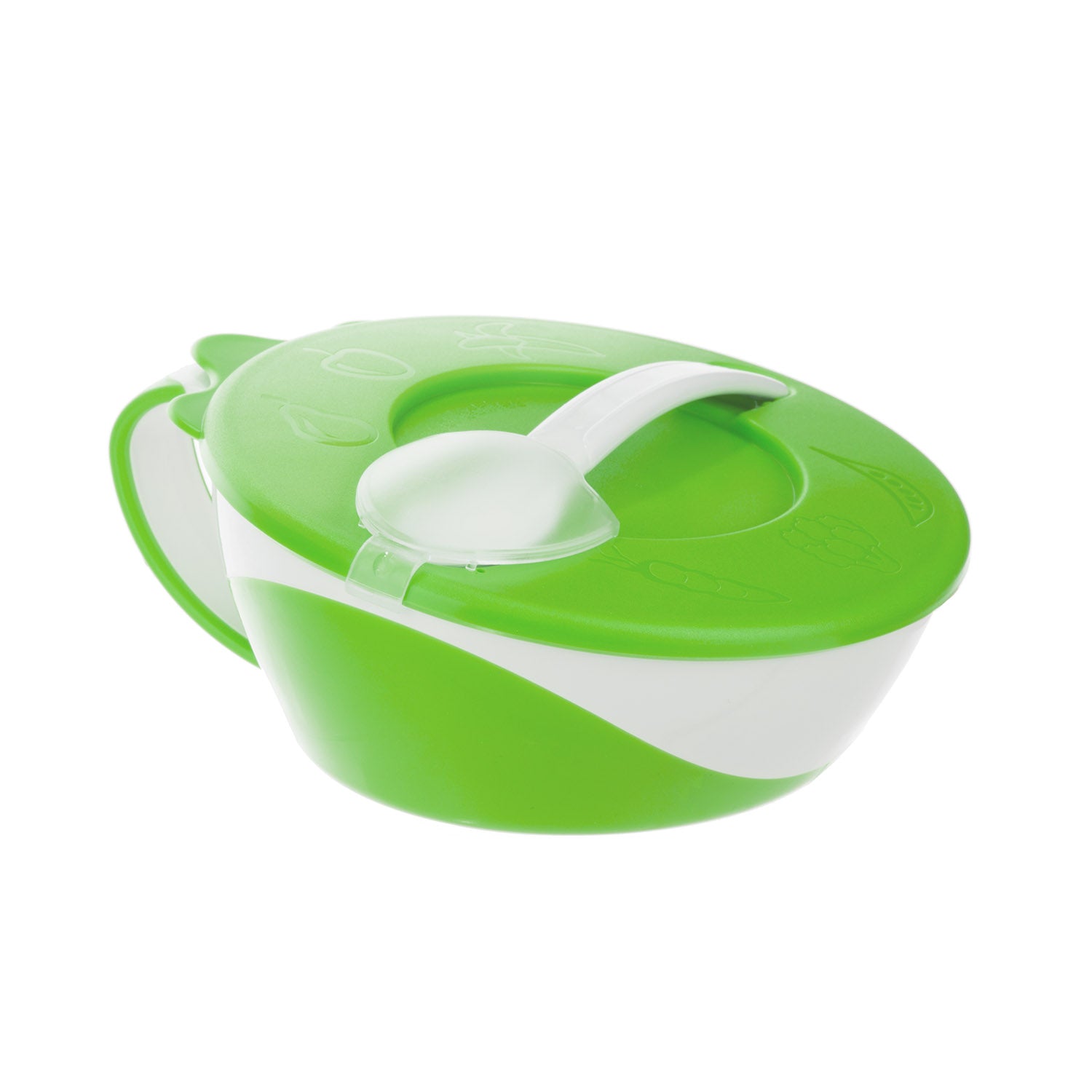 Zubaida's Canpol Babies Bowl with Spoon and Lid 350ml LITTLE COW Green - 31/406 - Zubaidas Official™