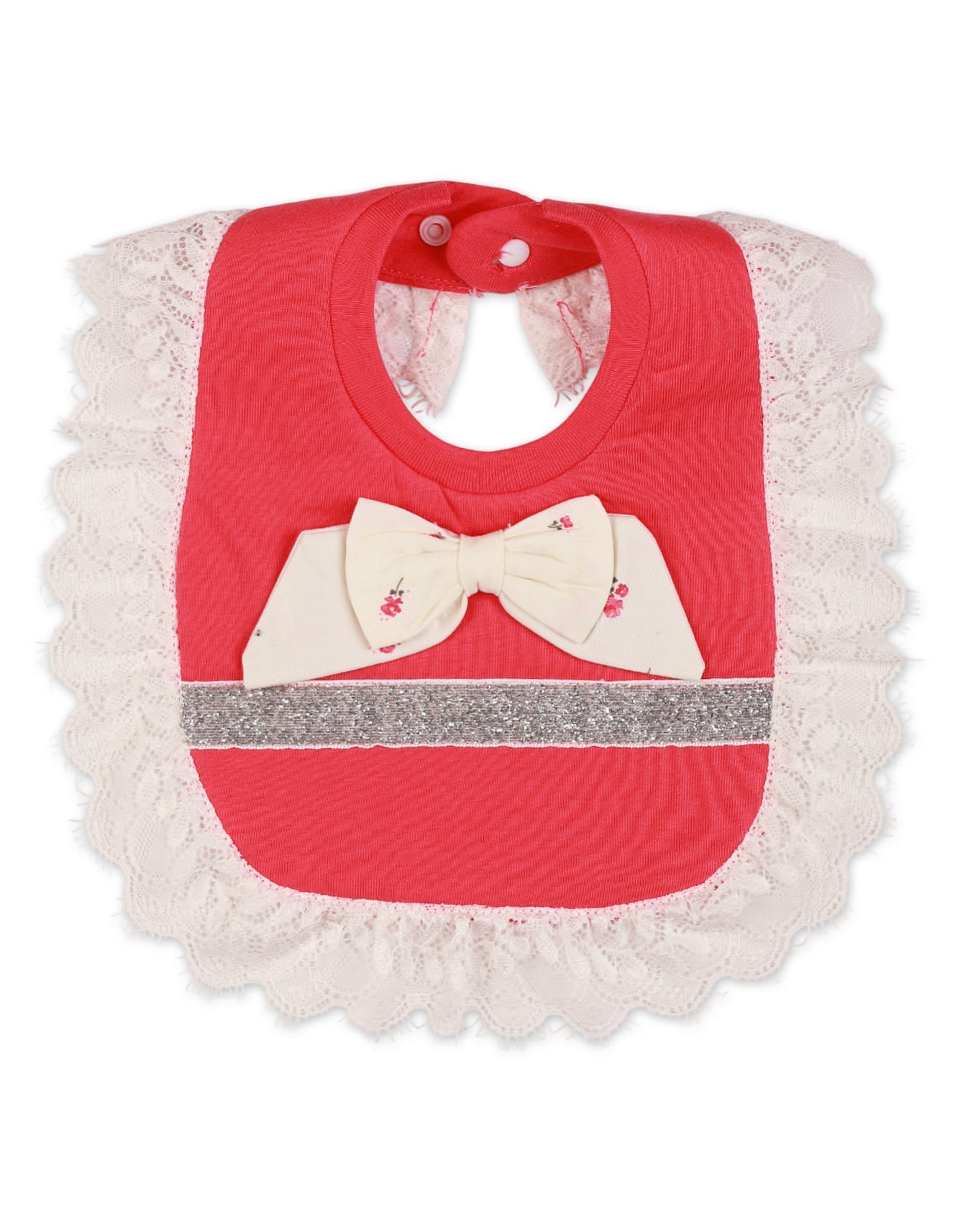 Zubaida's Formal Bib with Frills for Girls - Zubaidas Officialâ„¢