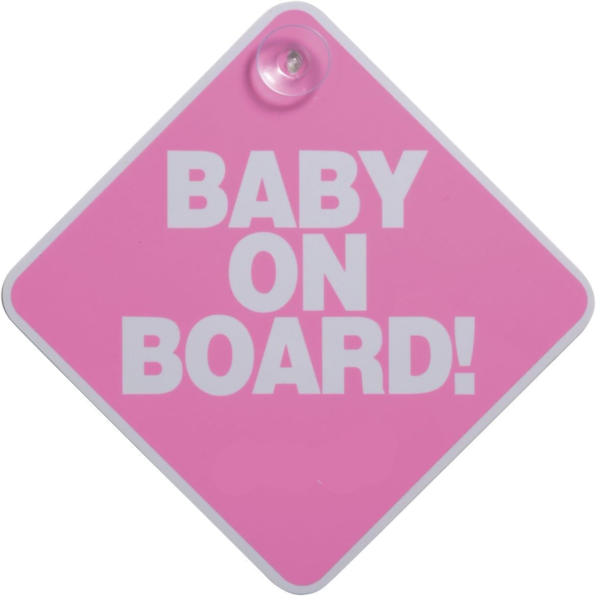 Zubaida's Baby On Board Sign - Pink - Zubaidas Officialâ„¢