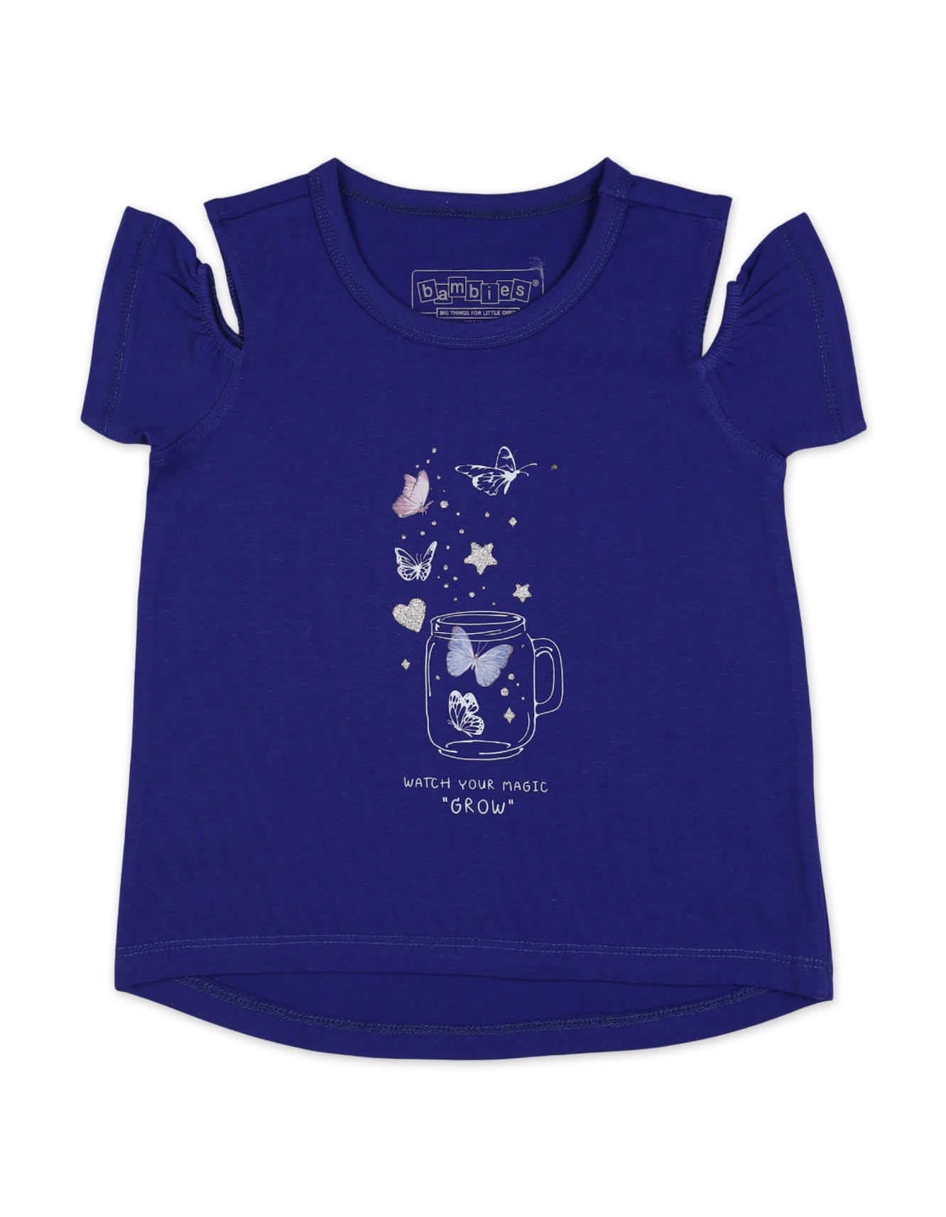 Zubaida's Enchanting "Watch Your Magic Grow" Cold-Shoulder Top - Zubaidas Officialâ„¢