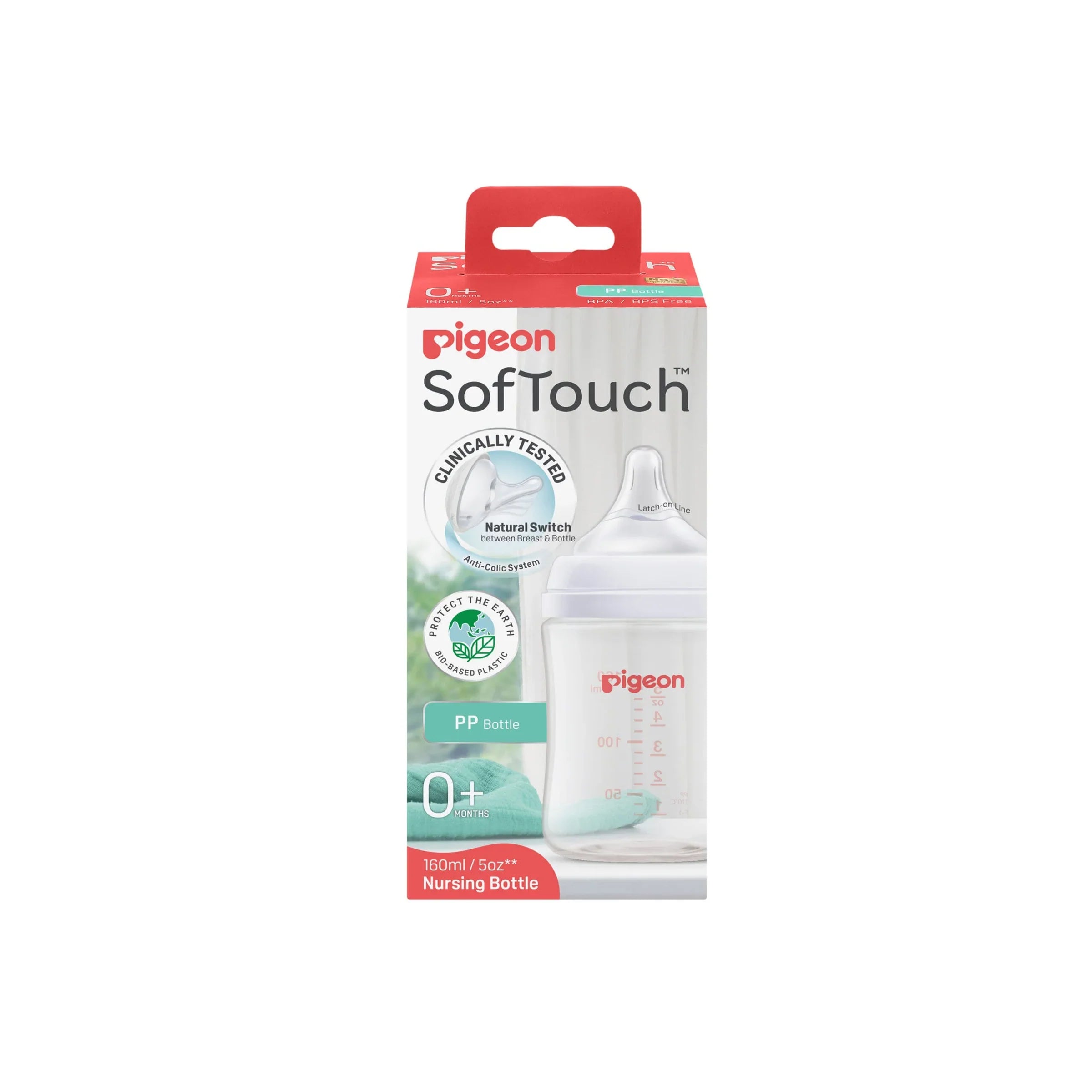 Zubaida's Pigeon SofTouch™ BPP Nursing Bottle 160ml - A81289