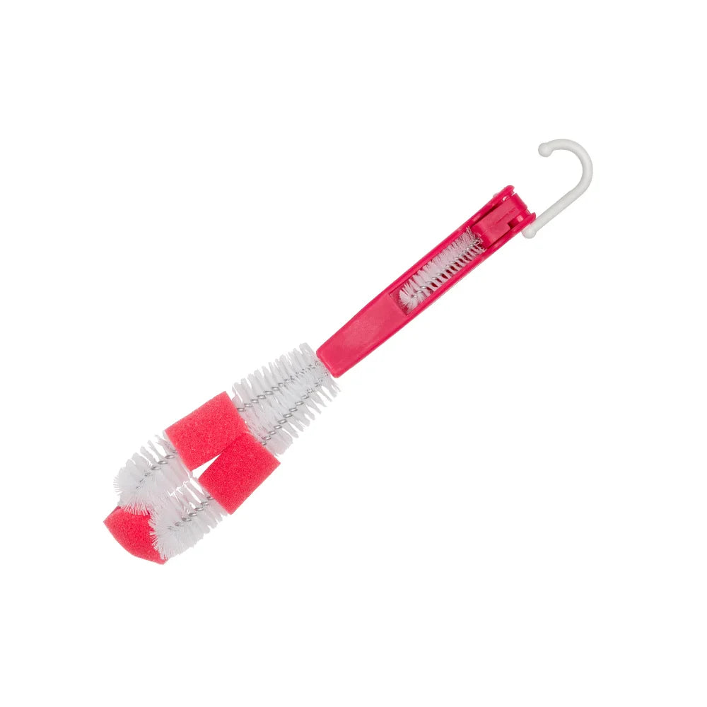 Zubaida's Farlin Bottle & Nipple Brush - Pink - BF-257 - Zubaidas Officialâ„¢