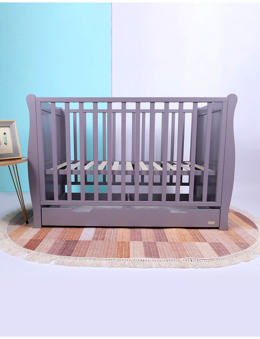 Zubaida's Bambies Wooden Cot Gray - Zubaidas Officialâ„¢