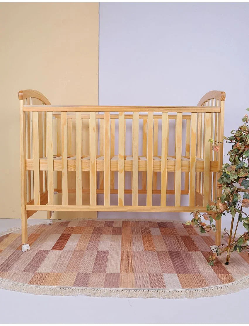 Zubaida's Wooden Cot Light Brown - Bear Theme - Zubaidas Official™