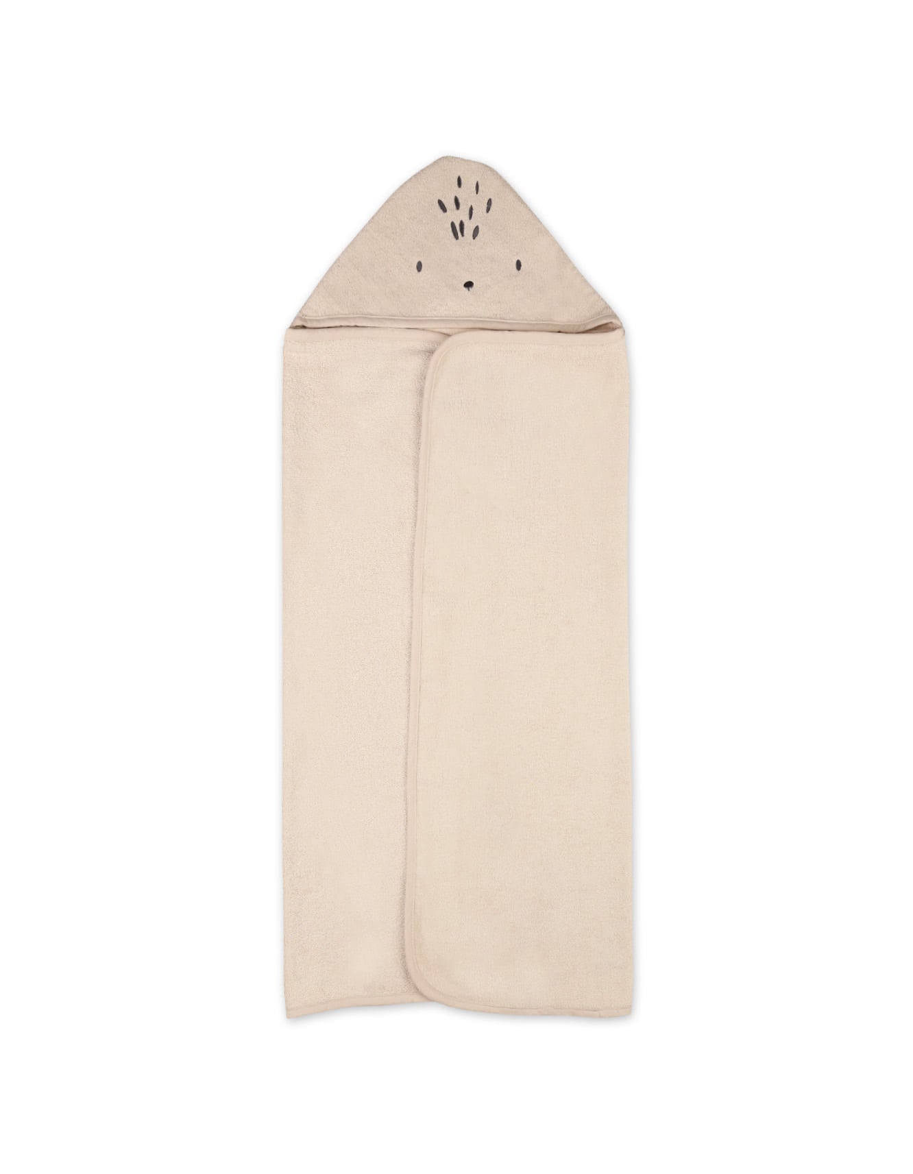 Baby Bath Towel Hooded Bambies Beige at Zubaidas