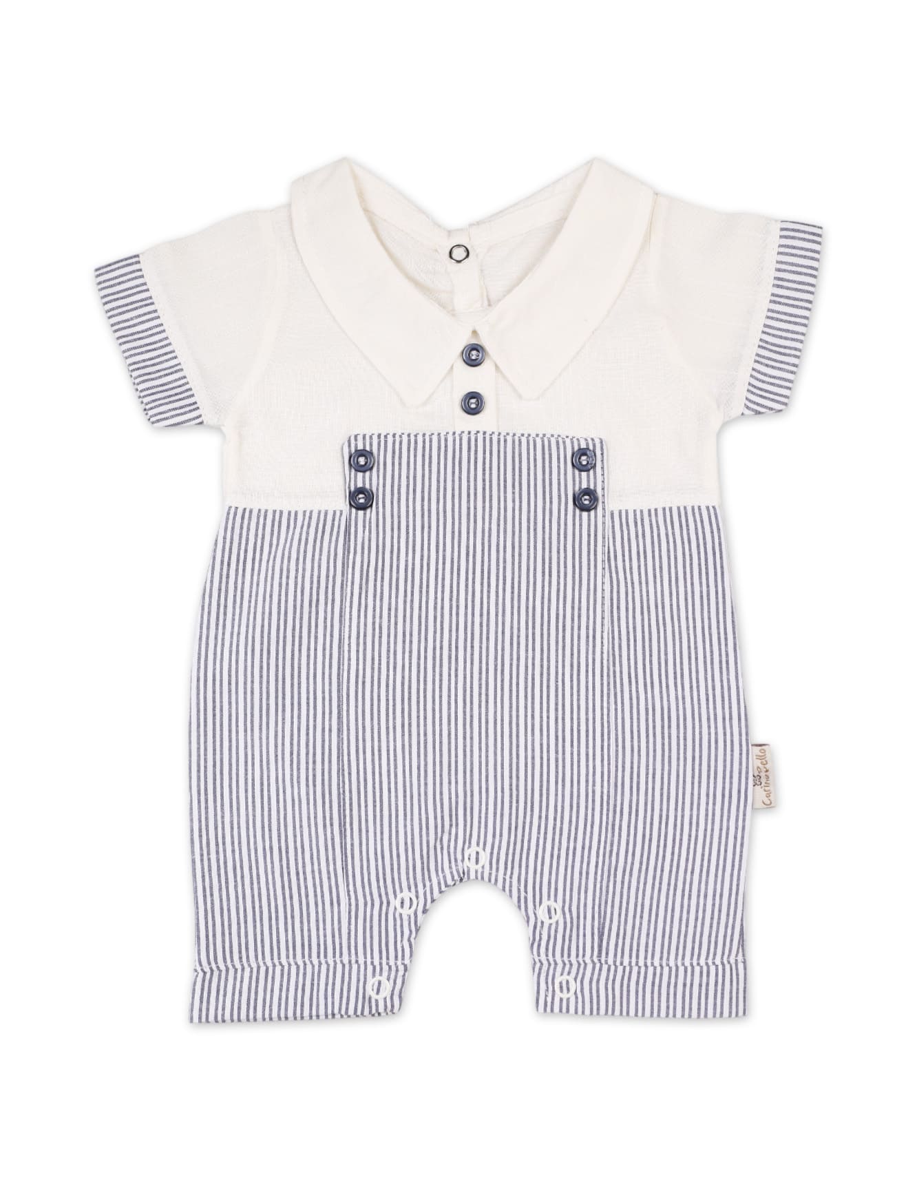 Baby Boys Romper Grey Premium Turkish Collection at Zubaidas