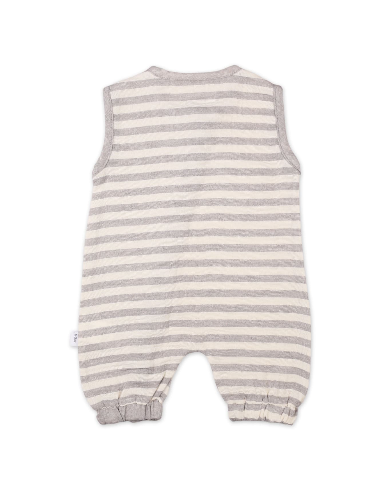 Baby Boys Summer Romper Grey Stripes Premium Turkish Collection at Zubaidas Online Pakistan