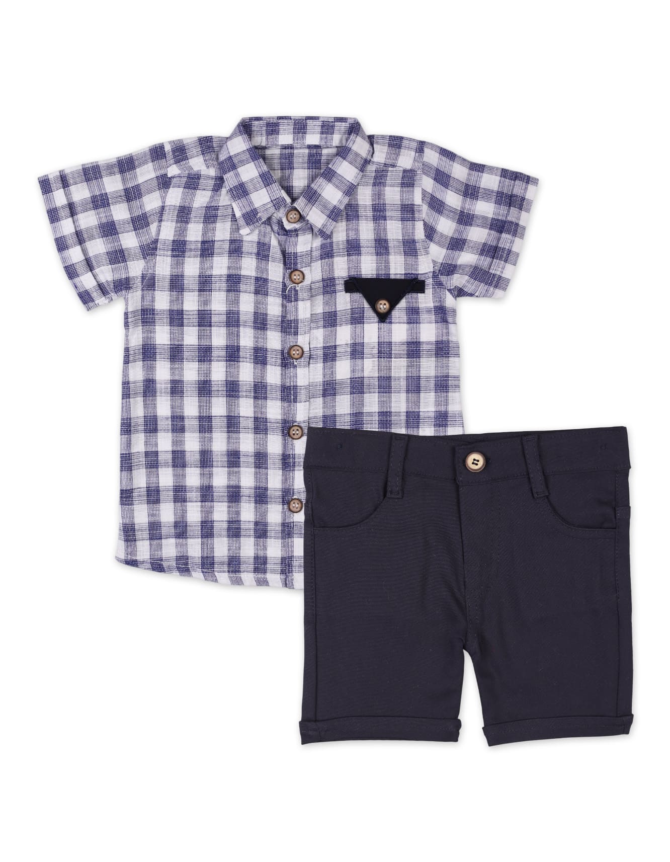 Baby Boys Summer Suit Blue Premium Turkish Collection at Zubaidas