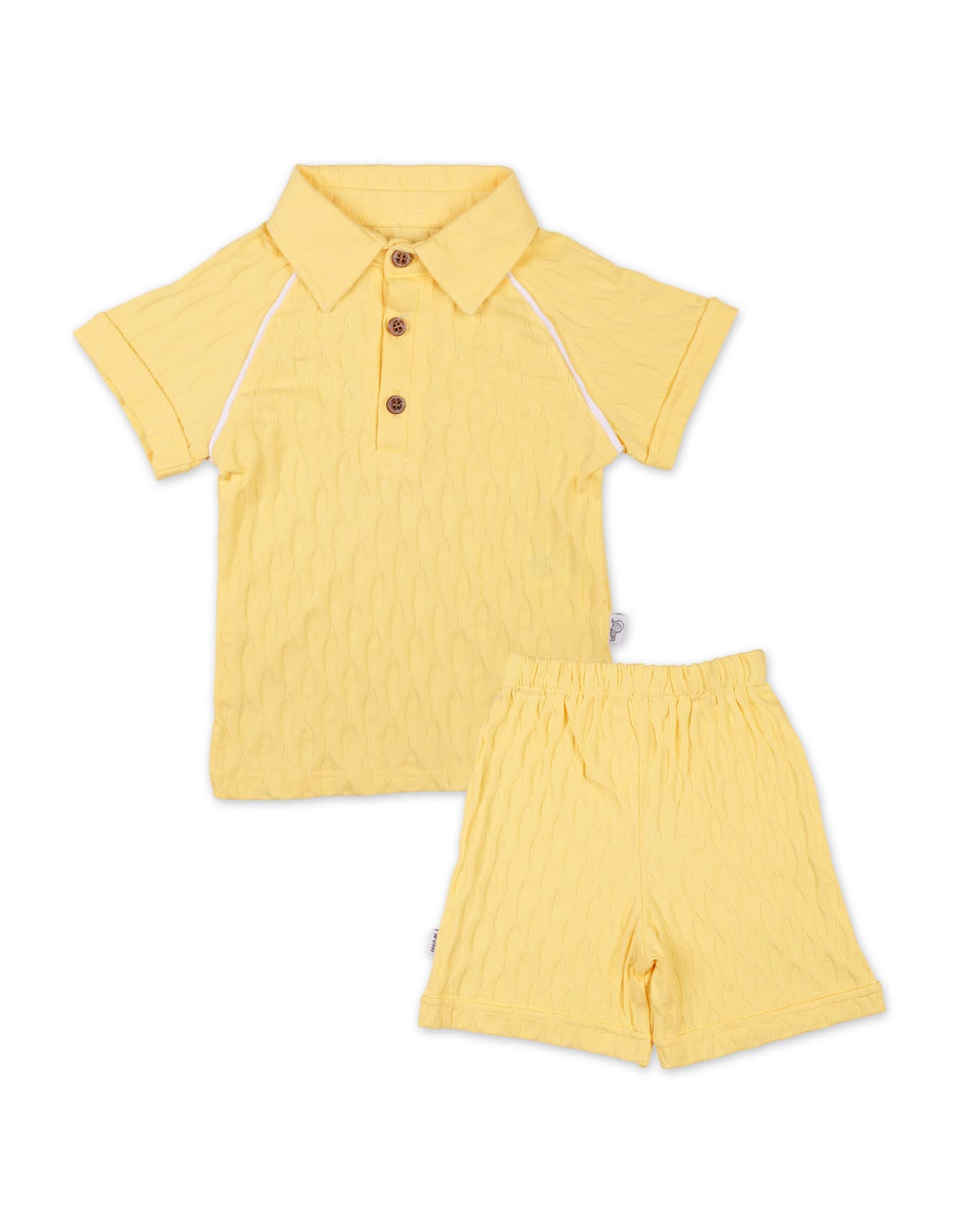Baby Boys Summer Suit Yellow Premuim Turkish Collection at Zubaidas