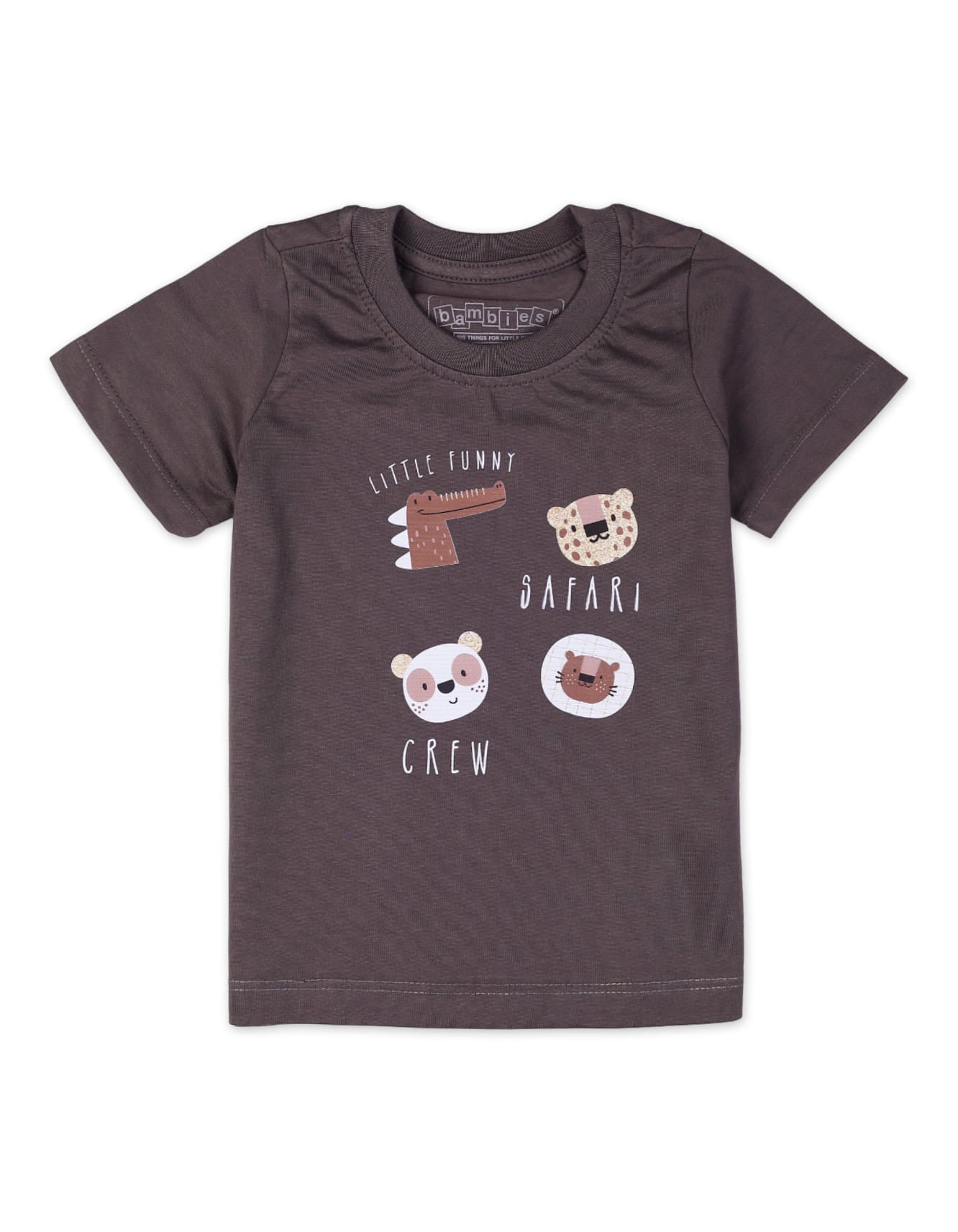 Dumbries Little Funny Safari Crew T-Shirt at Zubaidas Officialâ„¢ Pakistan