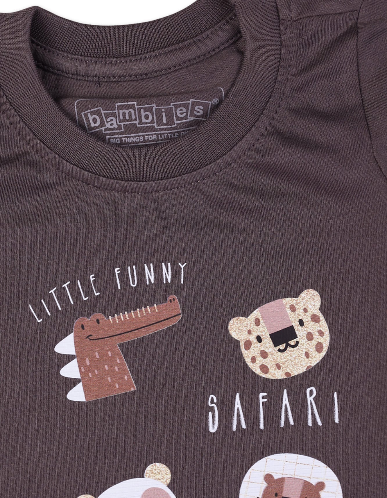 Dumbries Little Funny Safari Crew T-Shirt at Zubaidas Officialâ„¢ Pakistan