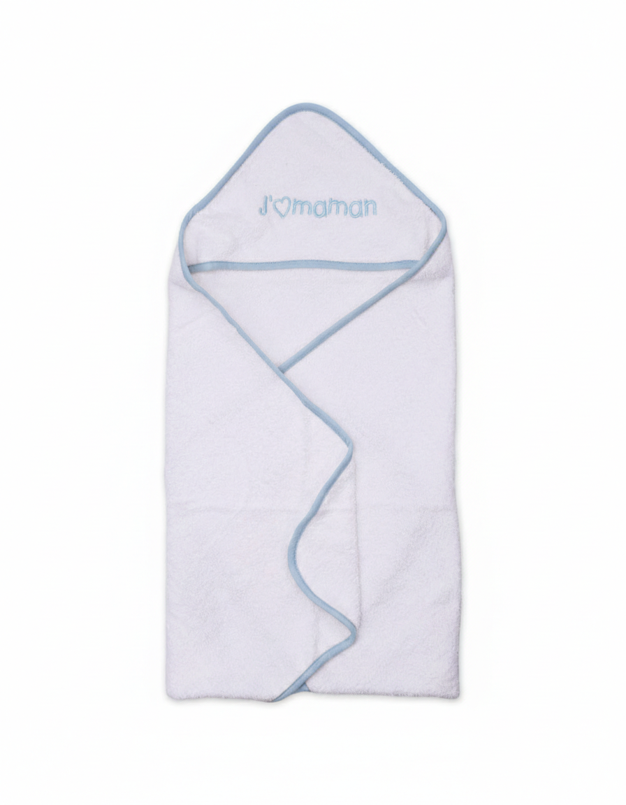 Baby Bath Towel Hooded I love Mama at Zubaidas - Zubaidas Officialâ„¢