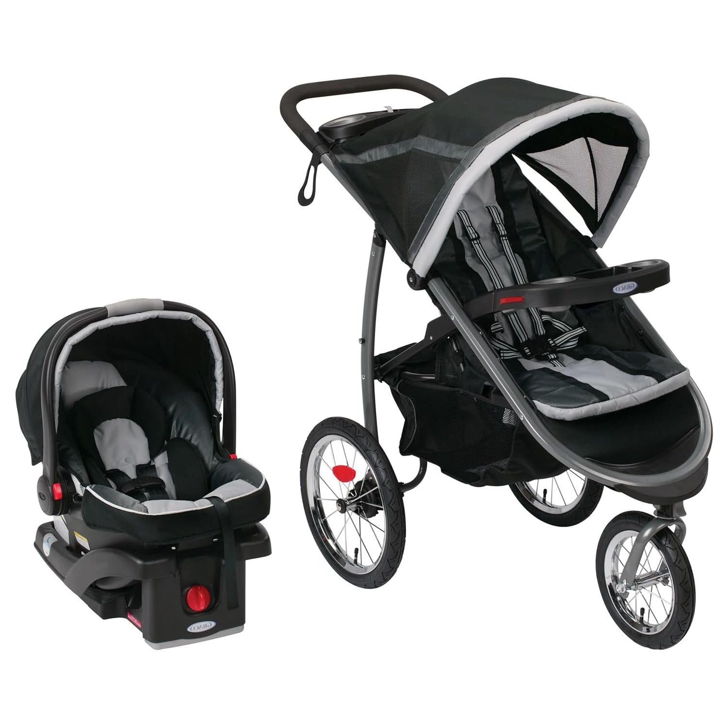 Graco® FastAction™ Fold Jogger Click Connect™ Travel System G-7AM102GOT3 1934761 at Zubaidas® - Pakistan’s No. 1 and the most trusted baby and kids store for over 50 years. Shop Online. Nationwide Delivery. Best Prices.