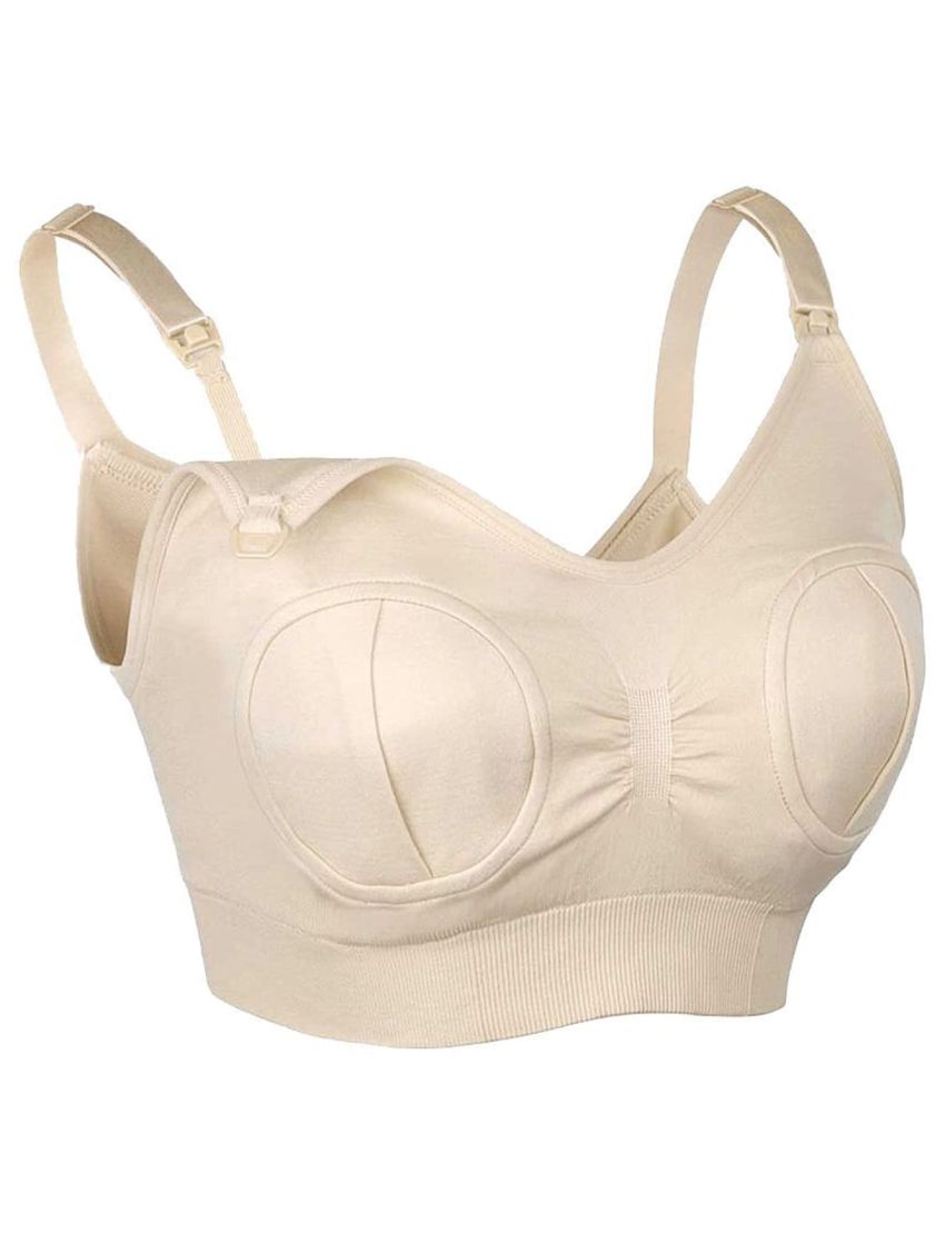 Haakaa Hands Free Pumping and Nursing Bra Beige Large MHK116-P at ZubaidasÂ® - Pakistanâ€™s No. 1 and the most trusted baby and kids store for over 50 years. Shop Online. Nationwide Delivery. Best Prices.