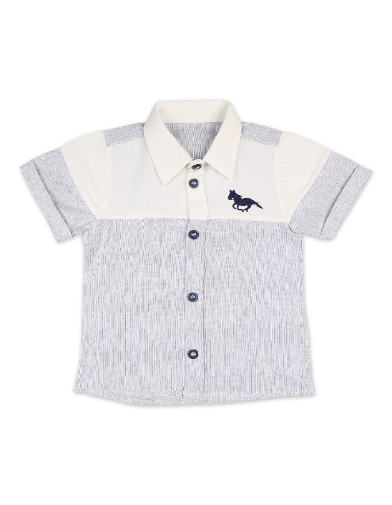 Infant Boys Summer Suit Grey Premium Turkish Collection at Zubaidas Official Pakistan