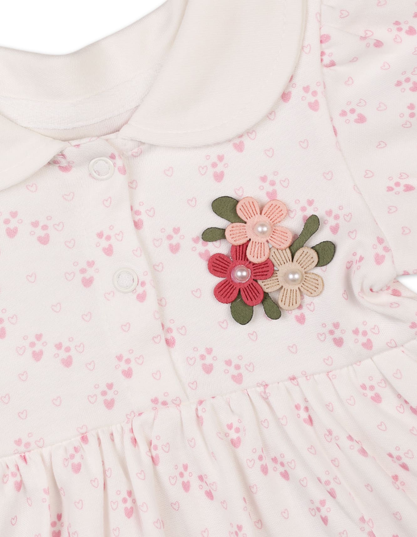 Infant Girls Summer Dress Pink Premium Turkish Collection at Zubaidas Official Pakistan