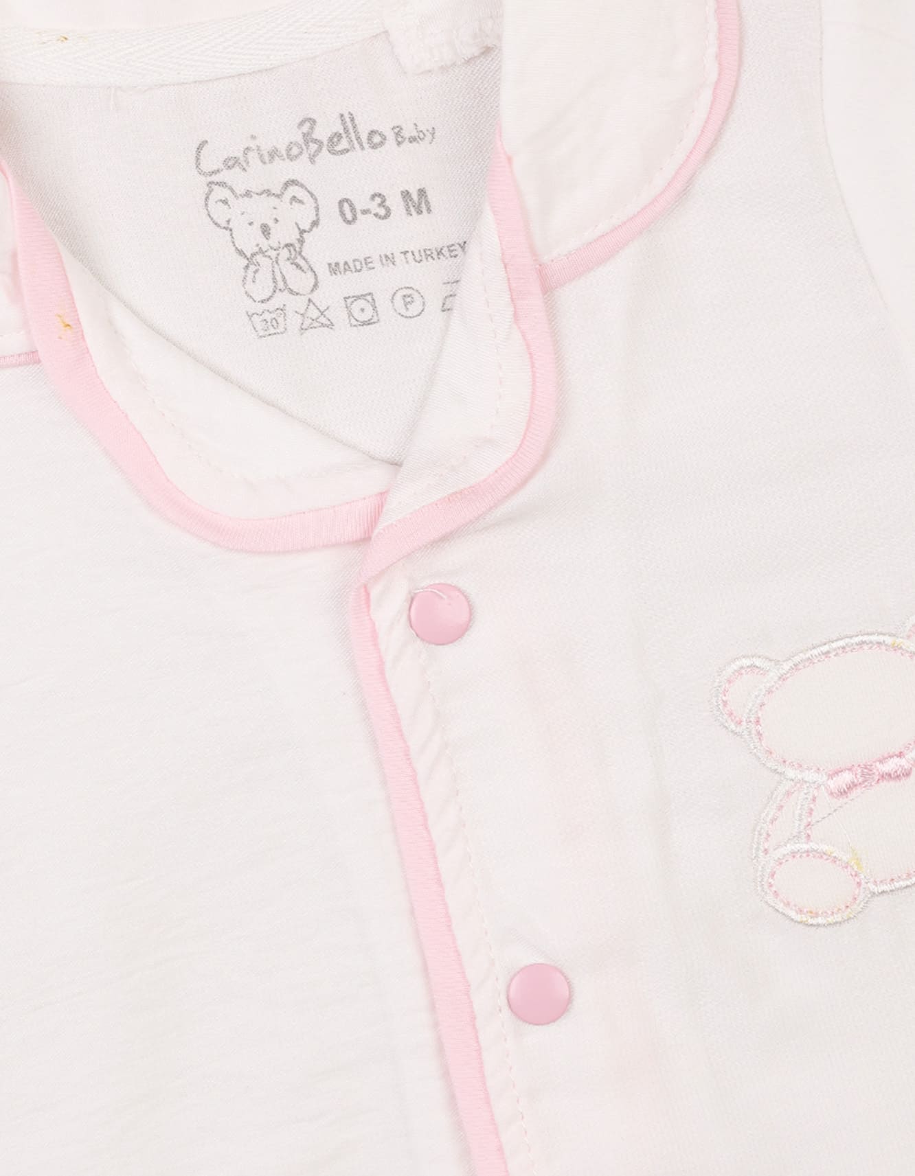 Infant Girls Summer Suit Pink and White Premium Turkish Collection at Zubaidas Online Pakistan