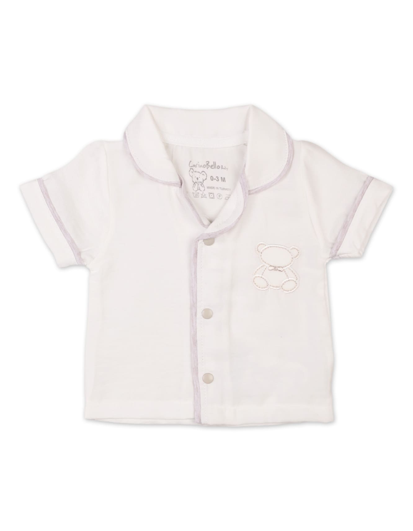 Newborn Boys Summer Suit Beige Premium Turkish Collection at Zubaidas Official Pakistan