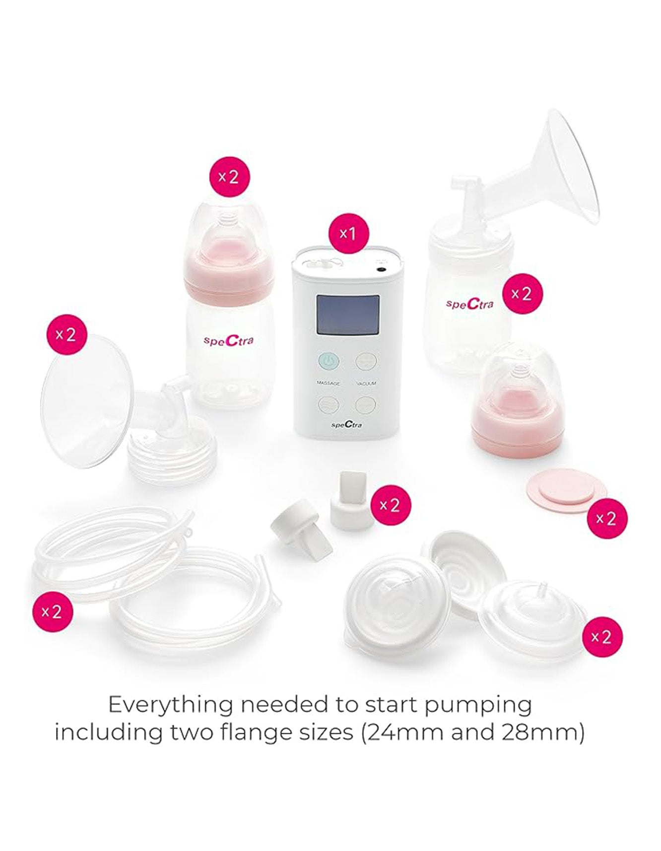 Spectra 9 Plus Double Electric Breast Pump Portable and Rechargeable at Zubaidas Official™ Pakistan