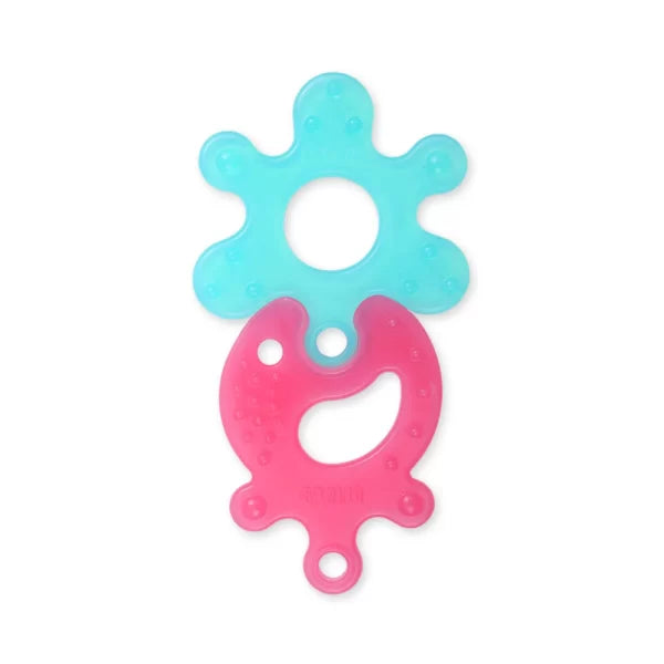 Zubaida's EDUCATIONAL PUZZLE GUM SOOTHER Combo Blue & Pink - BBS-006 - Zubaidas Officialâ„¢