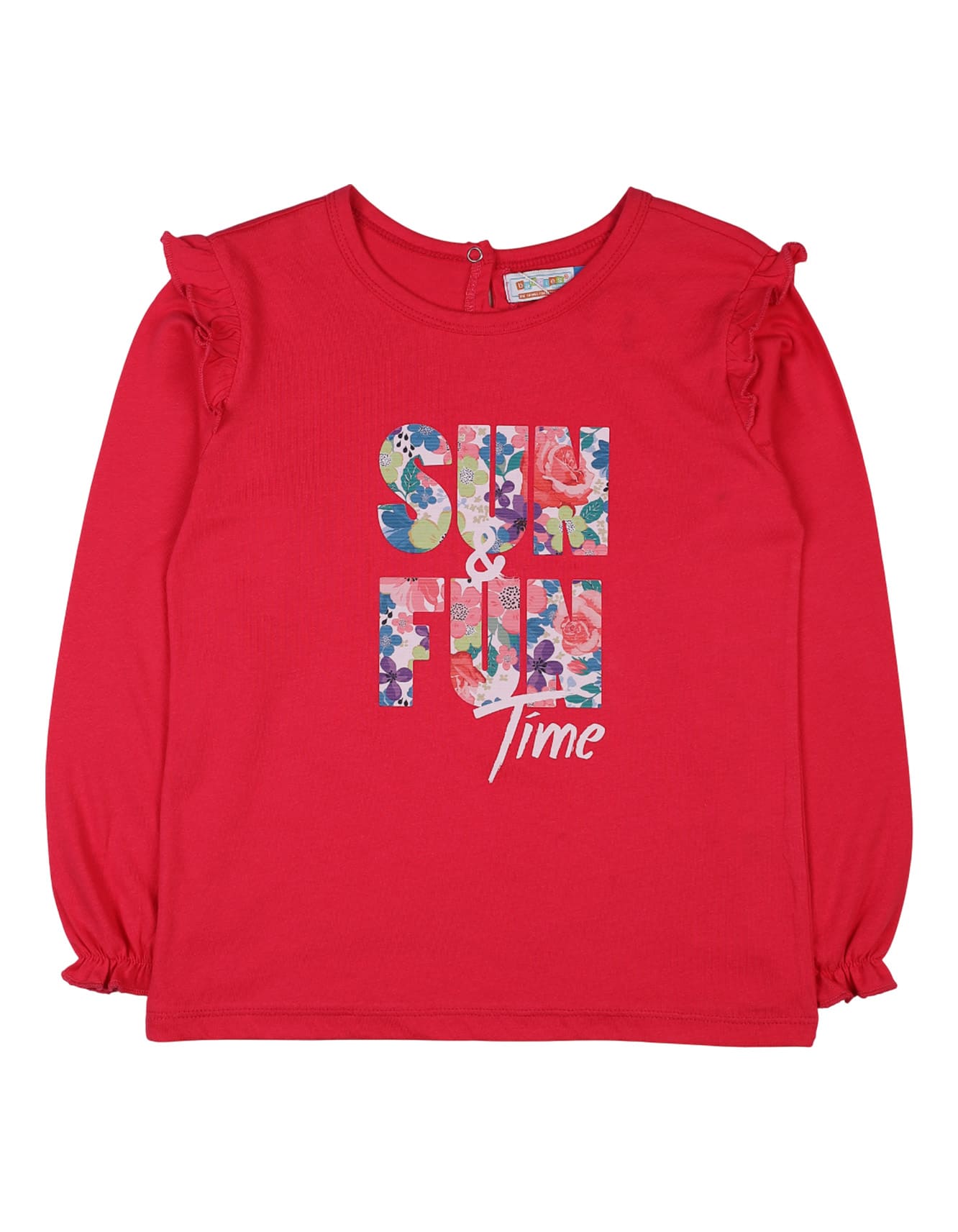 Toddler Girls Winter Casual Tops Bambies Sun and Fun Time Pink at Zubaidas