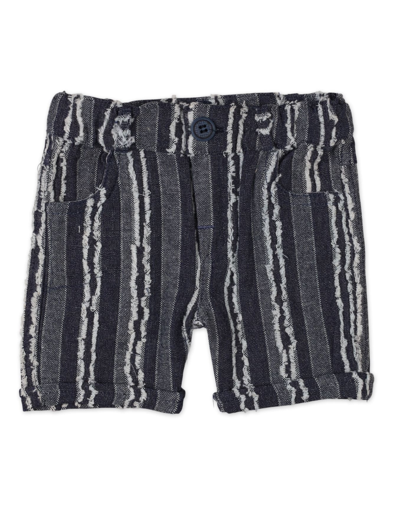 Infant Boys Summer Suit Blue Striped Premium Turkish Collection at Zubaidas Babyshop Pakistan