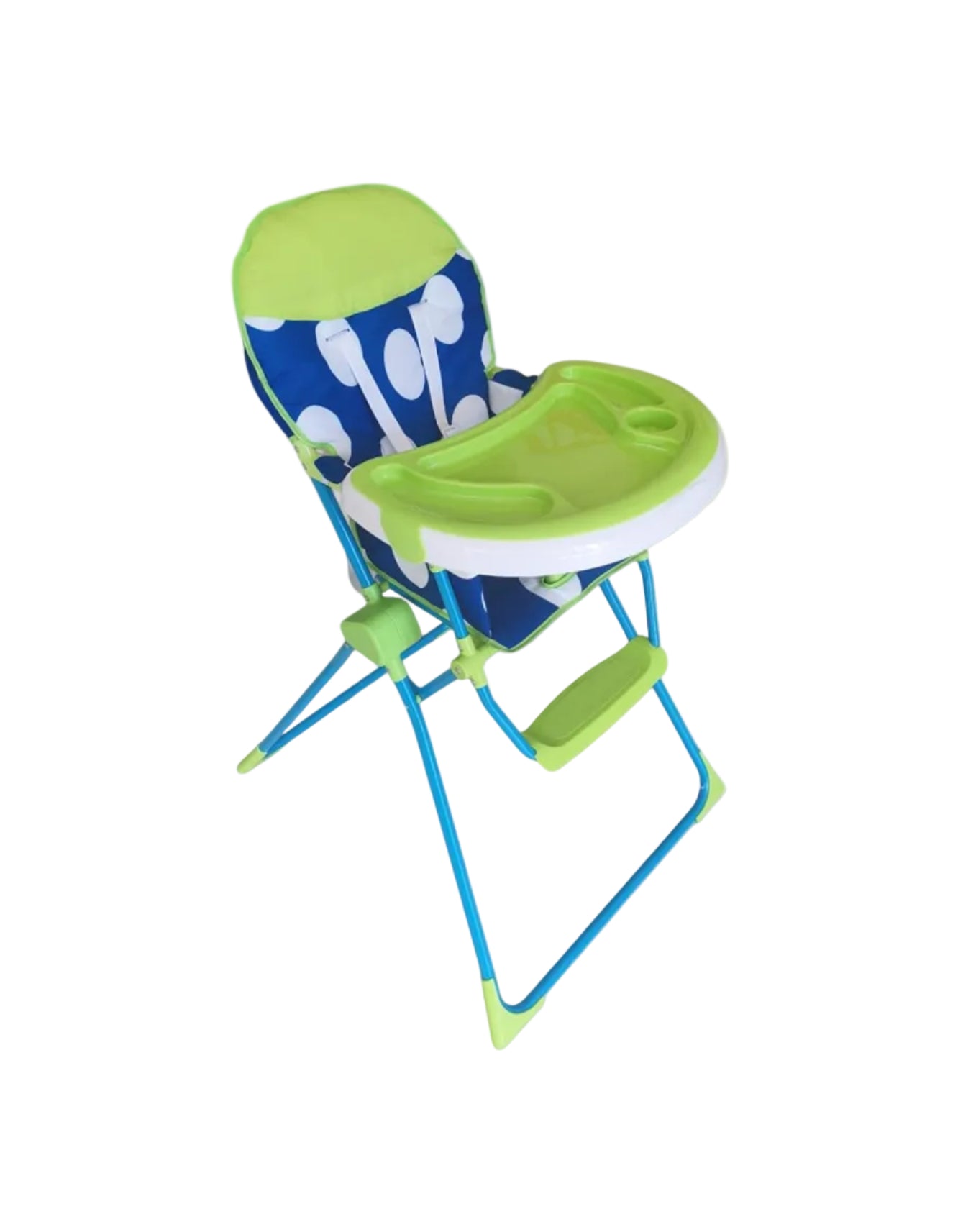 Zubaida's BambiesÂ® Stylish & Compact Folding Baby High Chair with Adjustable Tray and 5-Point Harness - Zubaidas Officialâ„¢