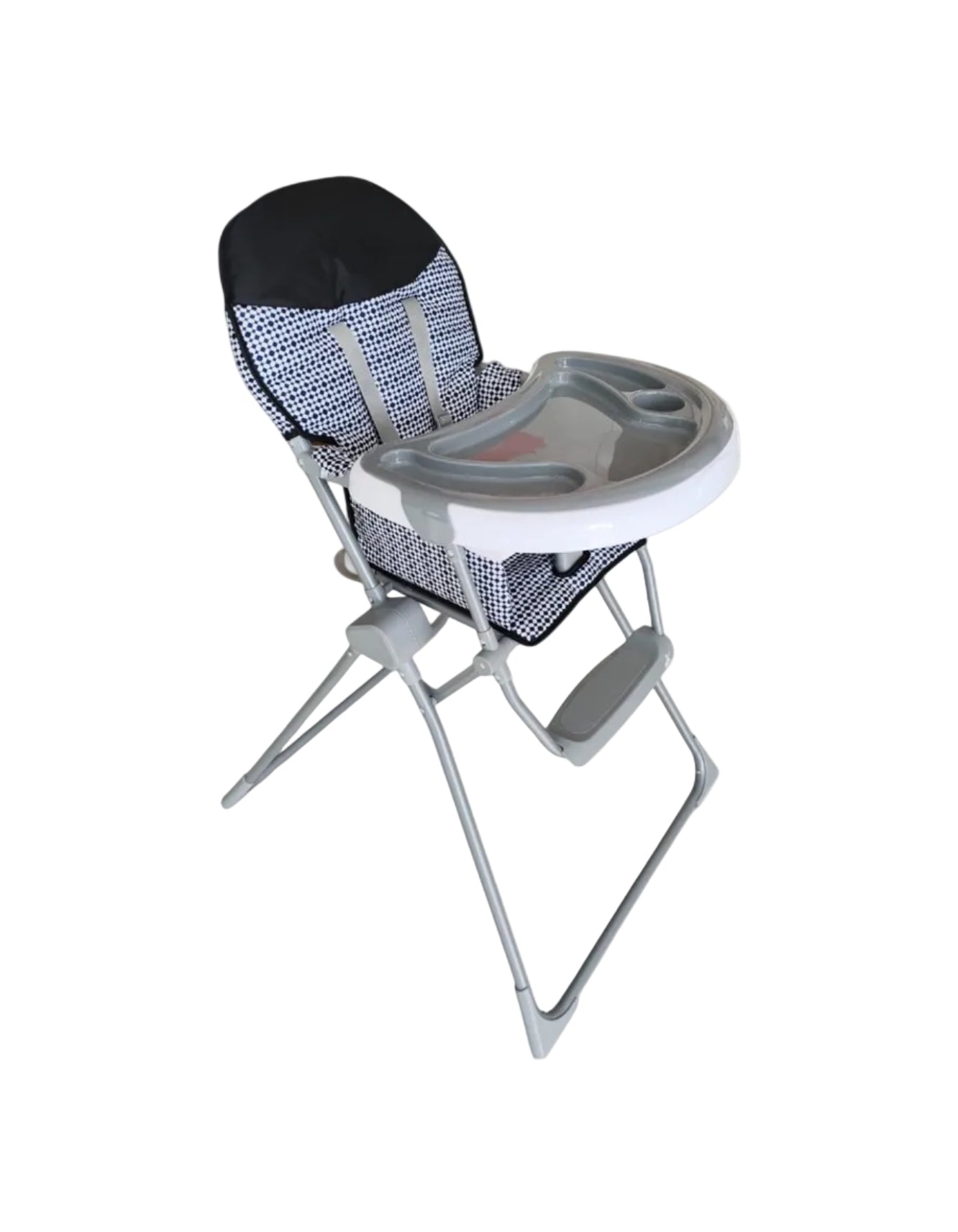 Zubaida's BambiesÂ® Stylish & Compact Folding Baby High Chair with Adjustable Tray and 5-Point Harness - Zubaidas Officialâ„¢