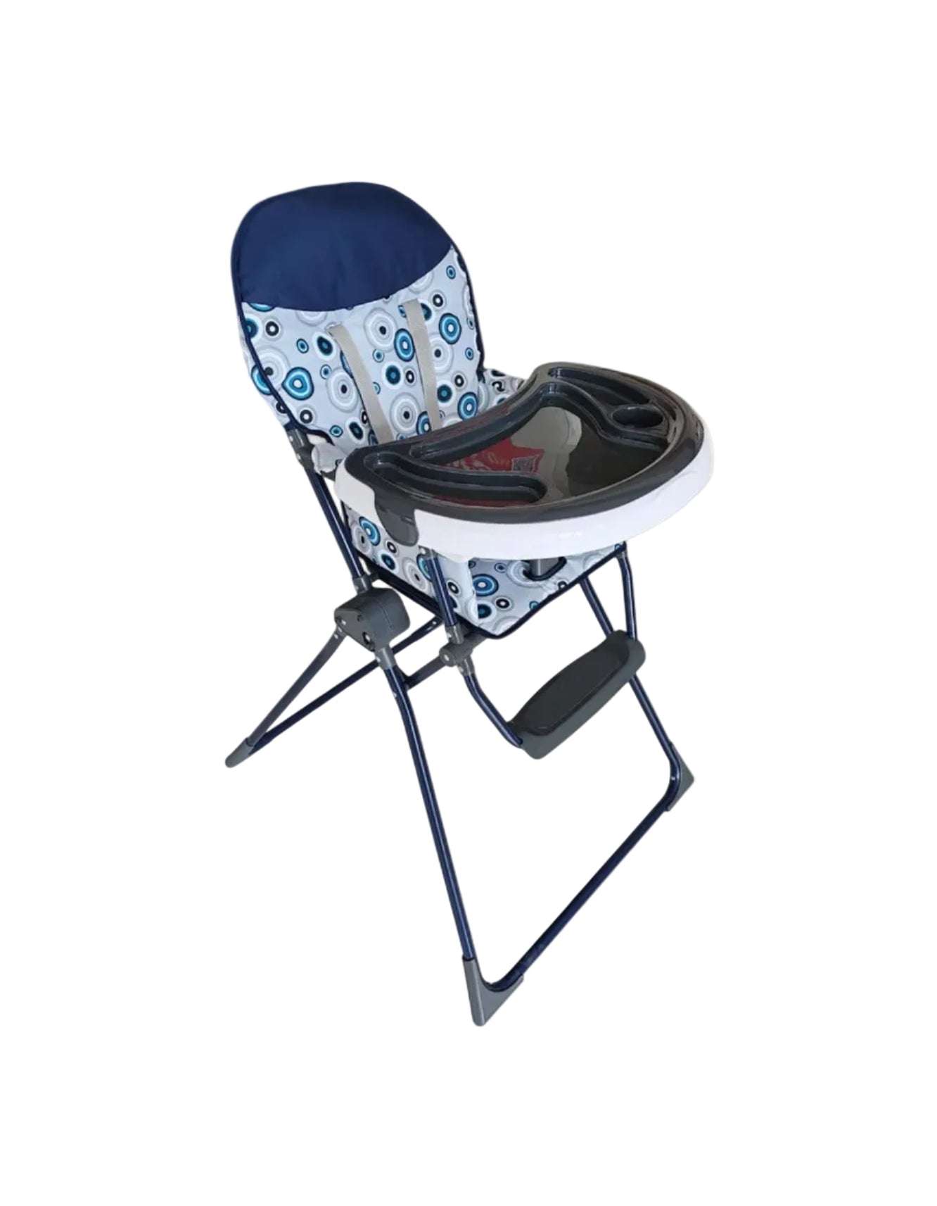Zubaida's BambiesÂ® Stylish & Compact Folding Baby High Chair with Adjustable Tray and 5-Point Harness - Zubaidas Officialâ„¢