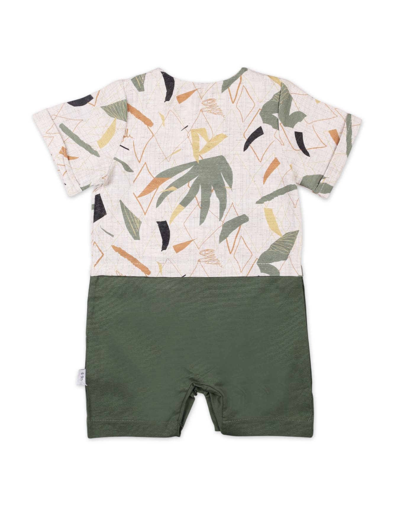 Infant Boys Summer Romper Green Premium Turkish Collection at Zubaidas Online Pakistan