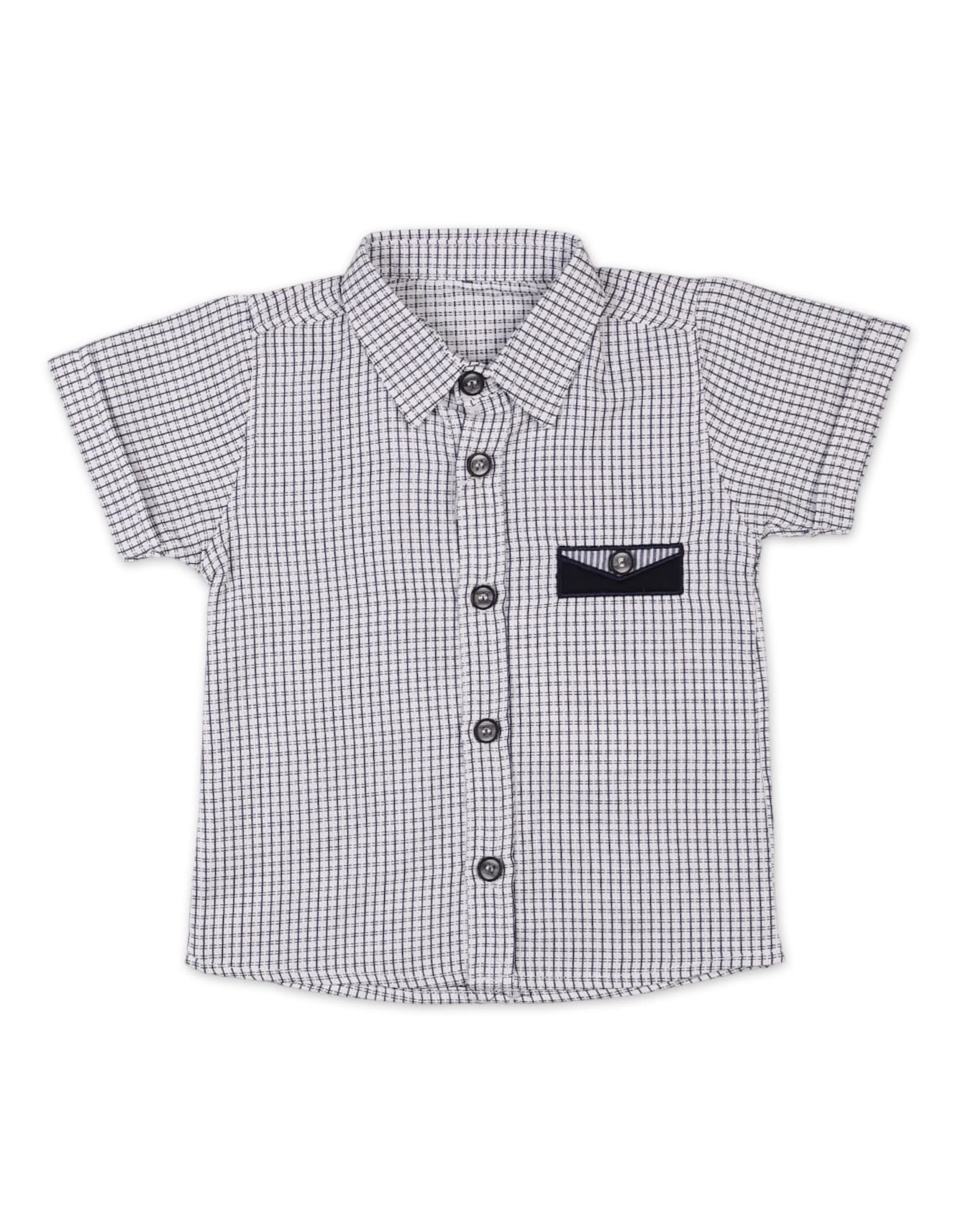 Baby Boys Summer Suit Check Black Premium Turkish Collection at Zubaidas Online Pakistan