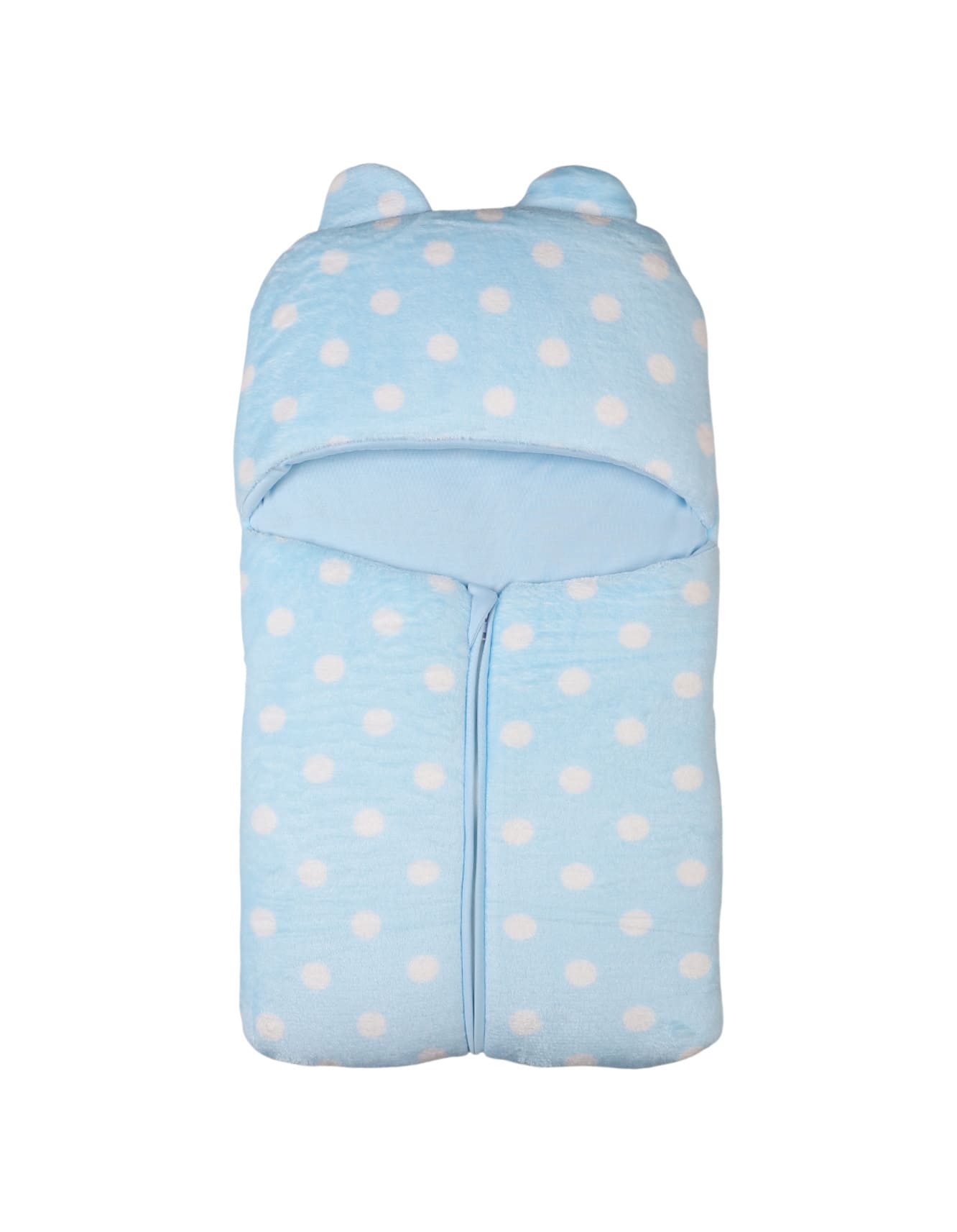 Baby Carry Nest Bambies Polka Dot Print Light Blue at Zubaidas