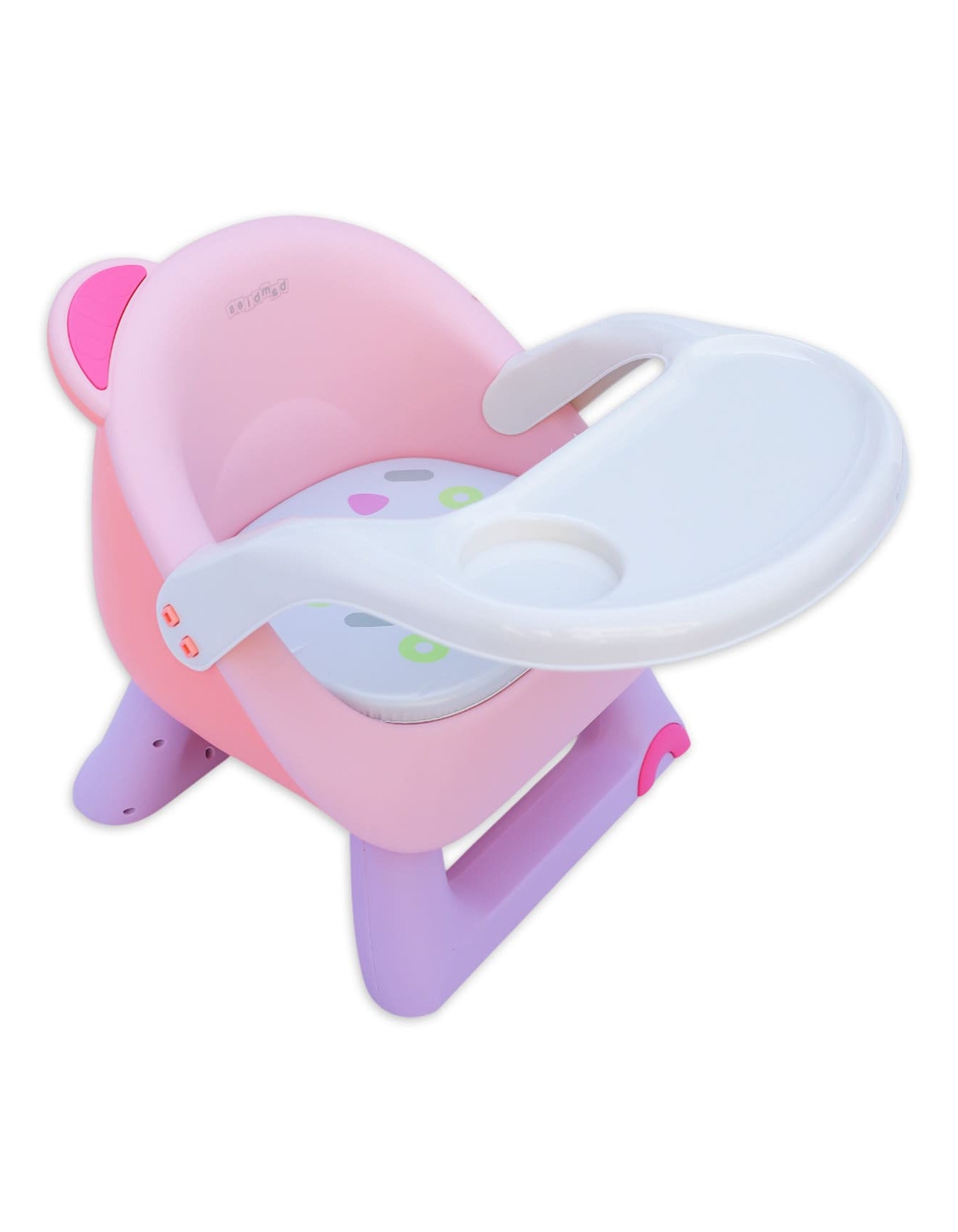 Baby Girls Feeding Chairs Bambies Pink BB-BC-016 at Zubaidas