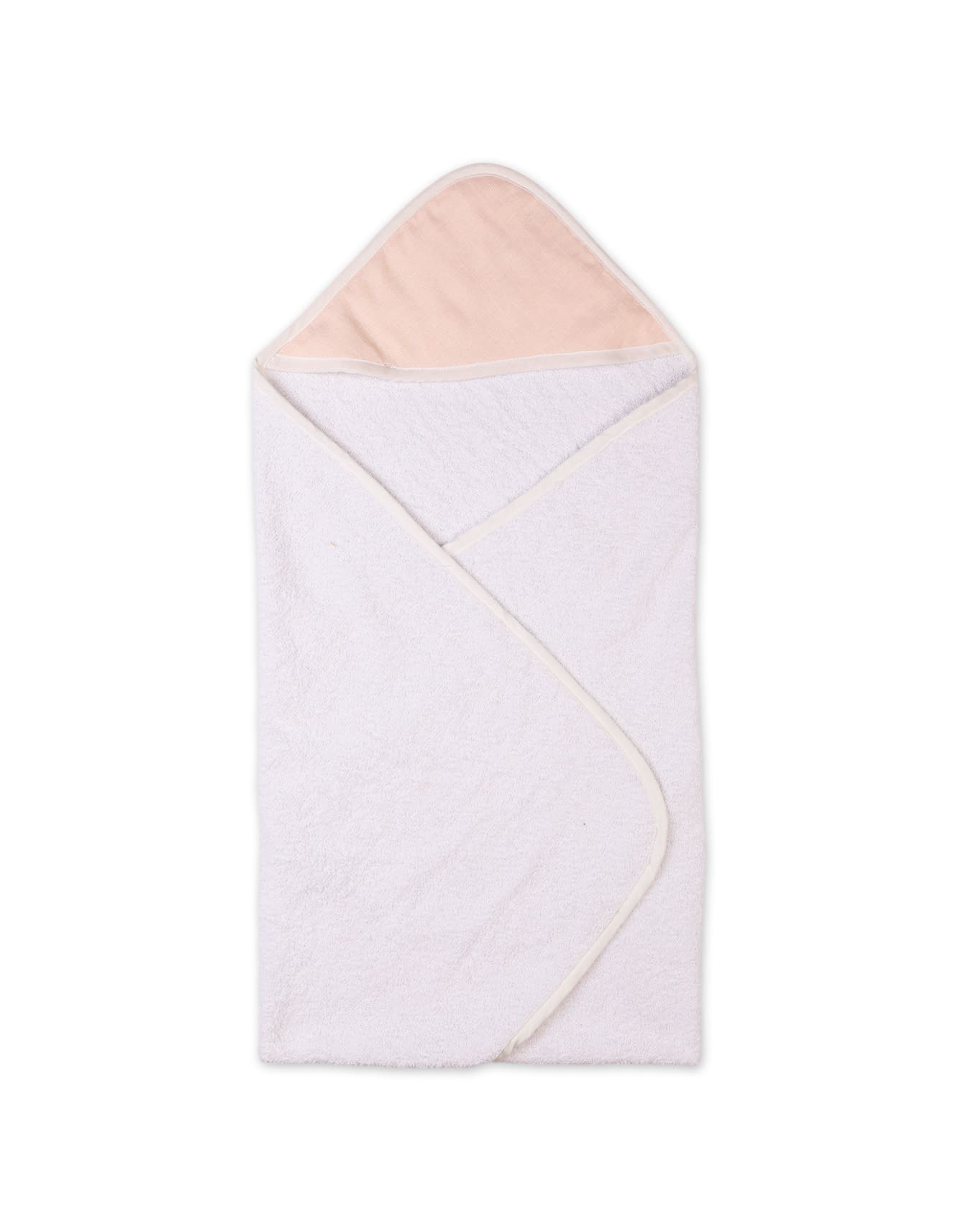 Baby Towels Bambies Hooded Peach and Cream at Zubaidas