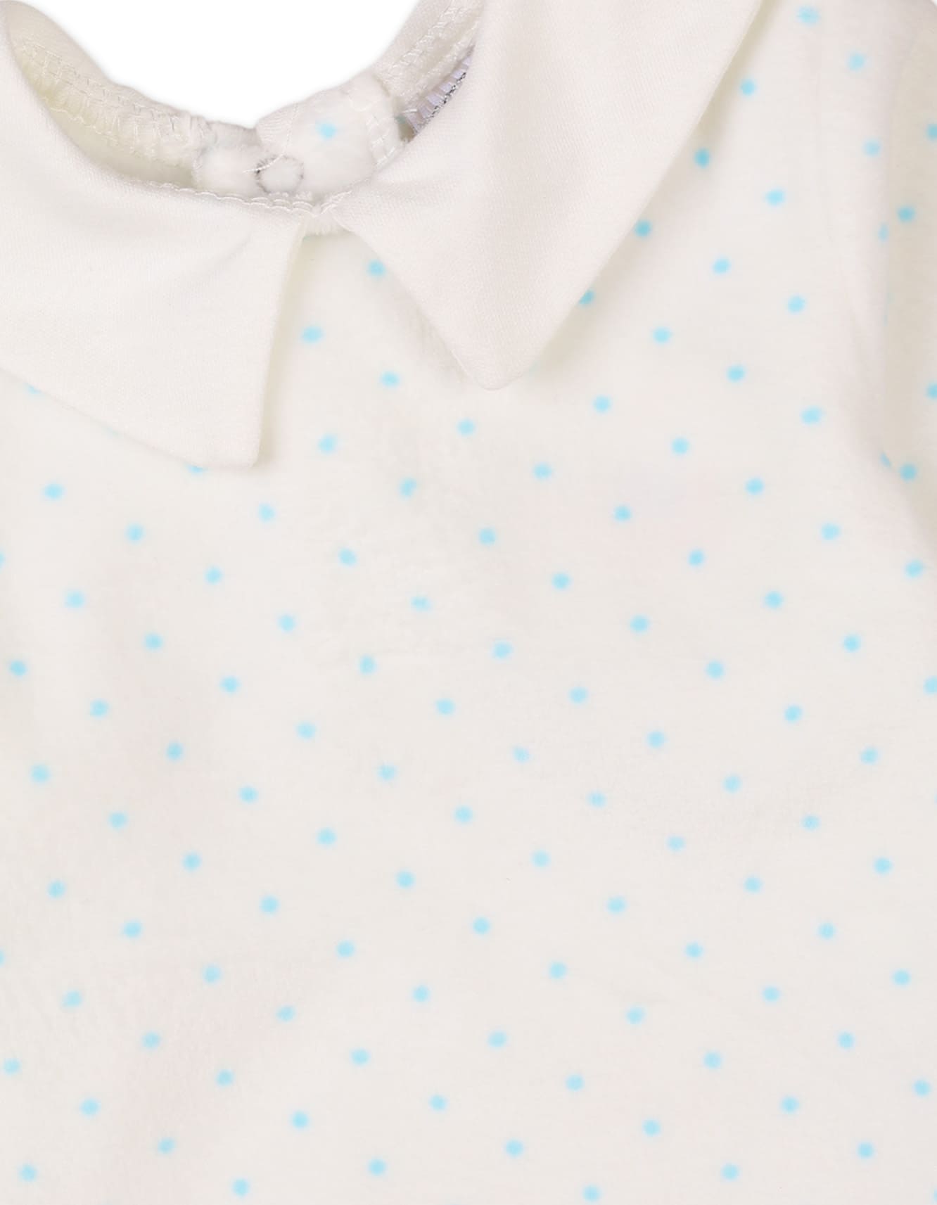 Baby Winter Outfits Bambies Polka Dot Footie White at Zubaidas Official  