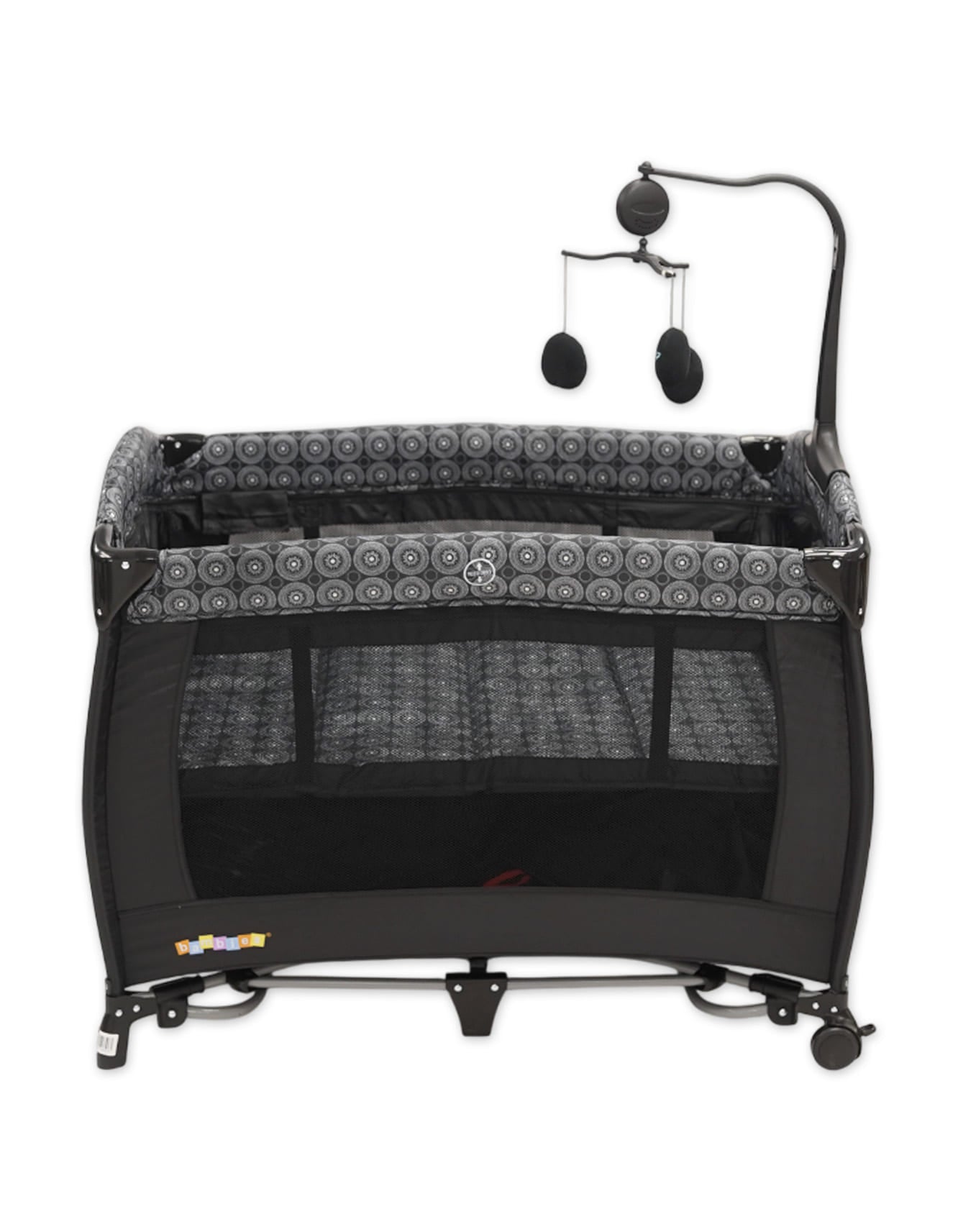 Bambies 2-in-1 Travel Cots with Rocking Feature Circle Edition at Zubaidas