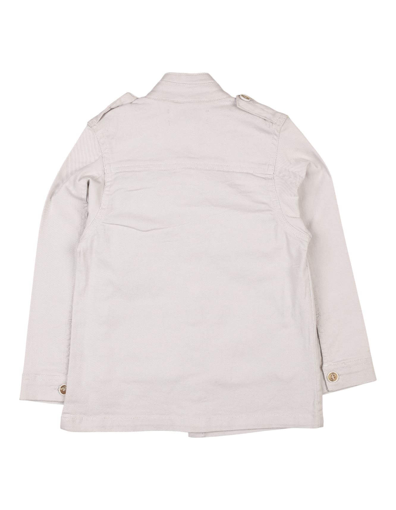 Boys and Girls Winter Jacket Bambies Front Pocket Off White at Zubaidas Official Pakistan