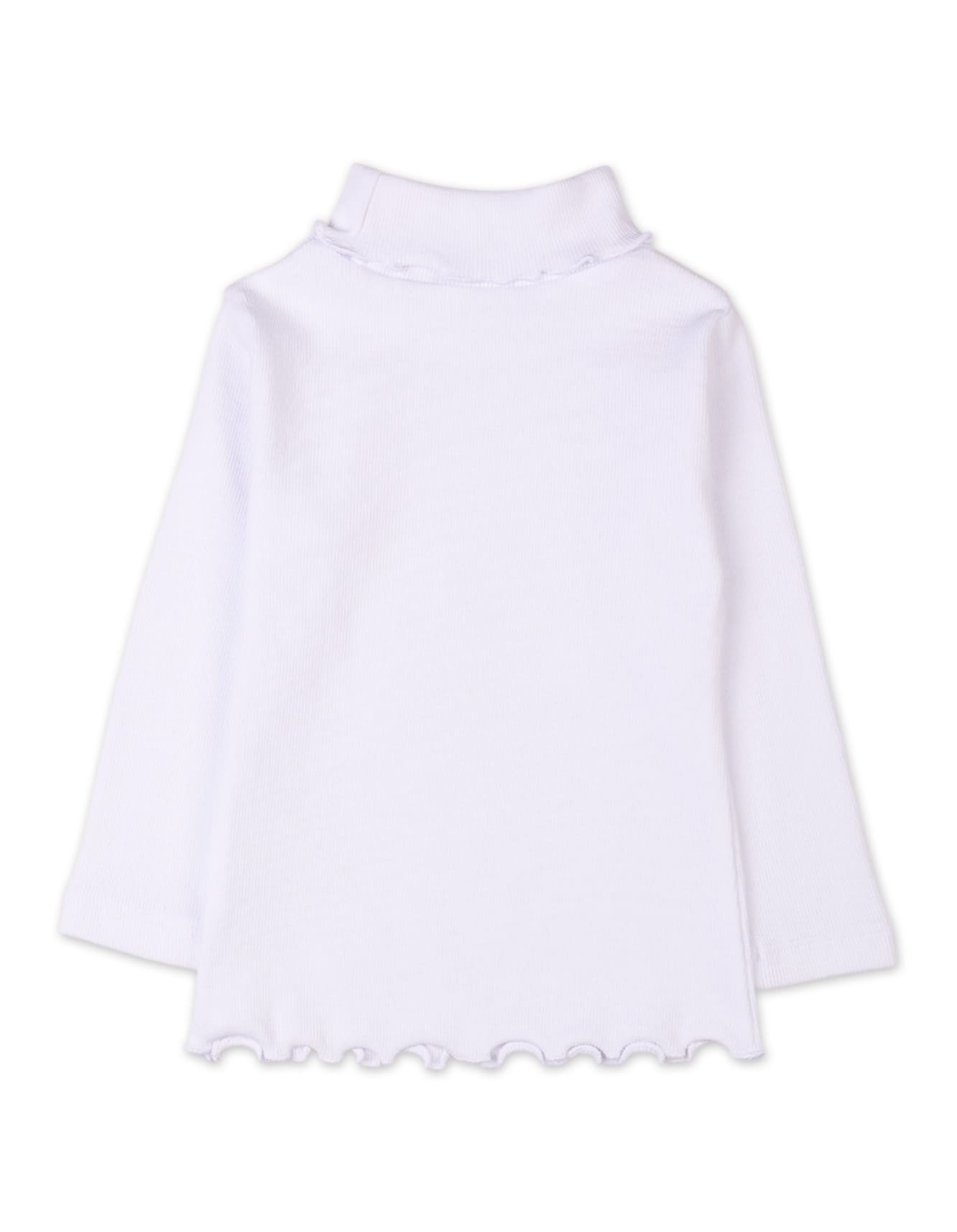 Girls High Neck with Bow Bambies White at Zubaidas Official