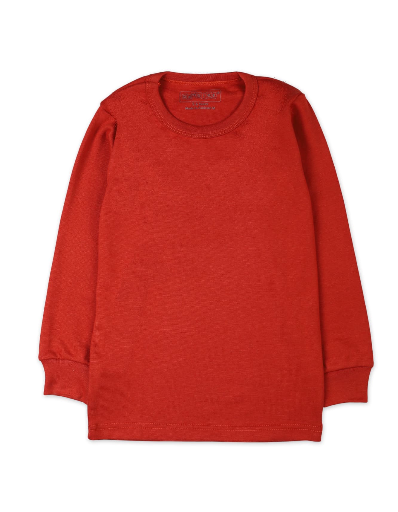 Girls Thermal Suit Set Bambies Red at Zubaidas Pakistan
