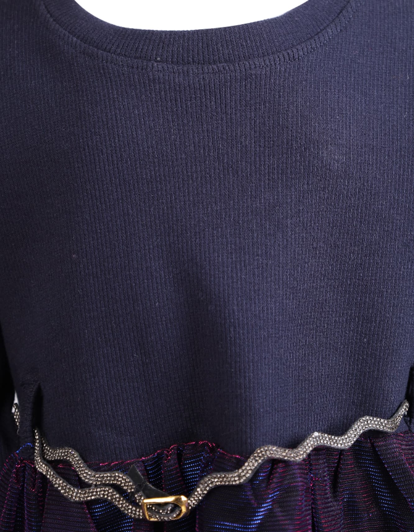 Girls Winter Clothes Bambies Mesh Navy at Zubaidas Pakistan