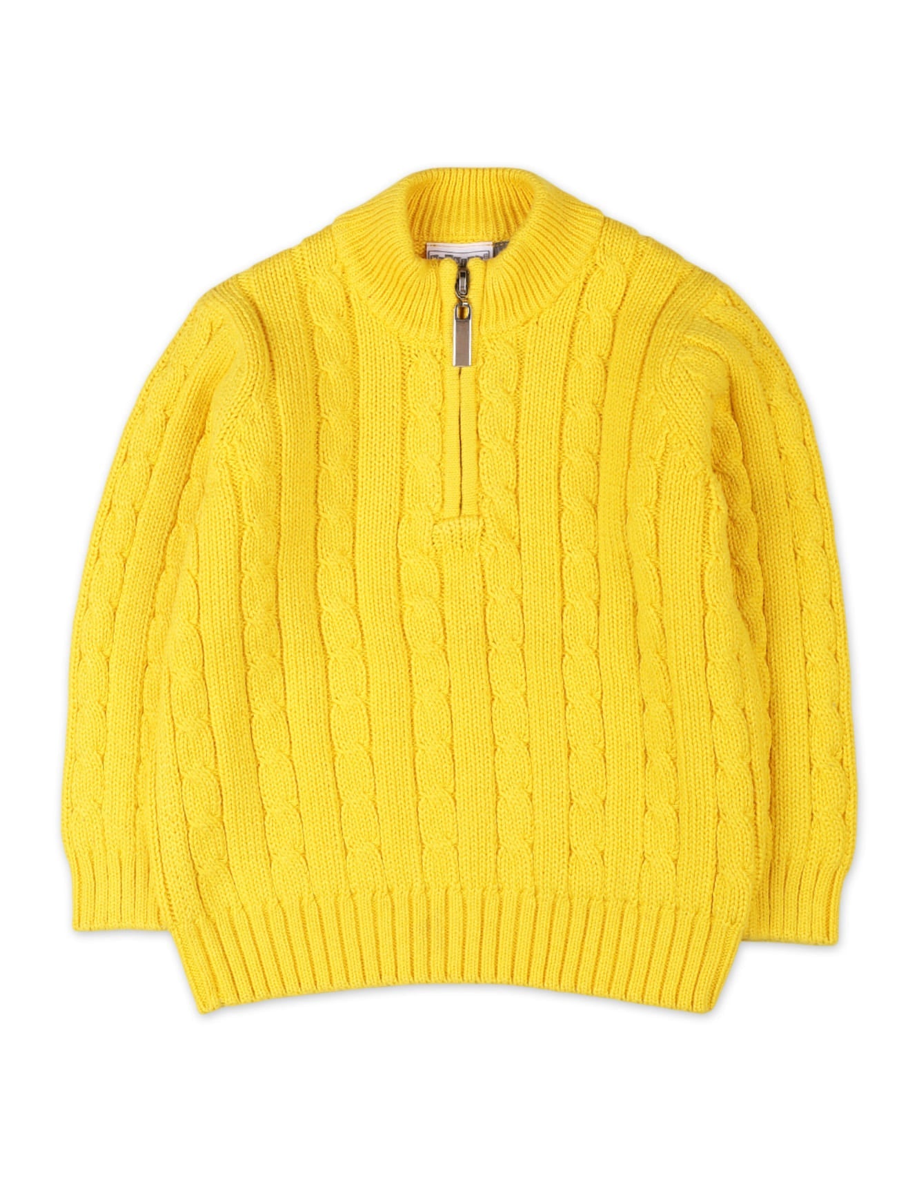 Infant and Toddler Boys Winter Knitted Sweaters Bambies Yellow at Zubaidas
