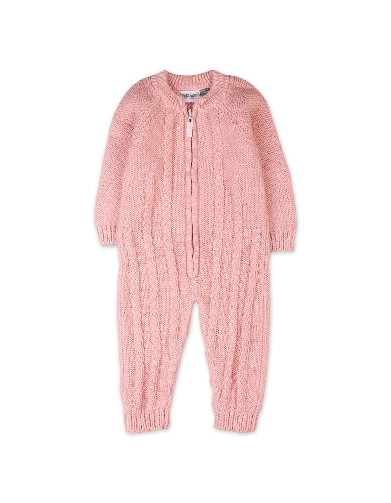 Infant Baby Girls Winter Jumpsuits Bambies Zipper Light Pink at Zubaidas