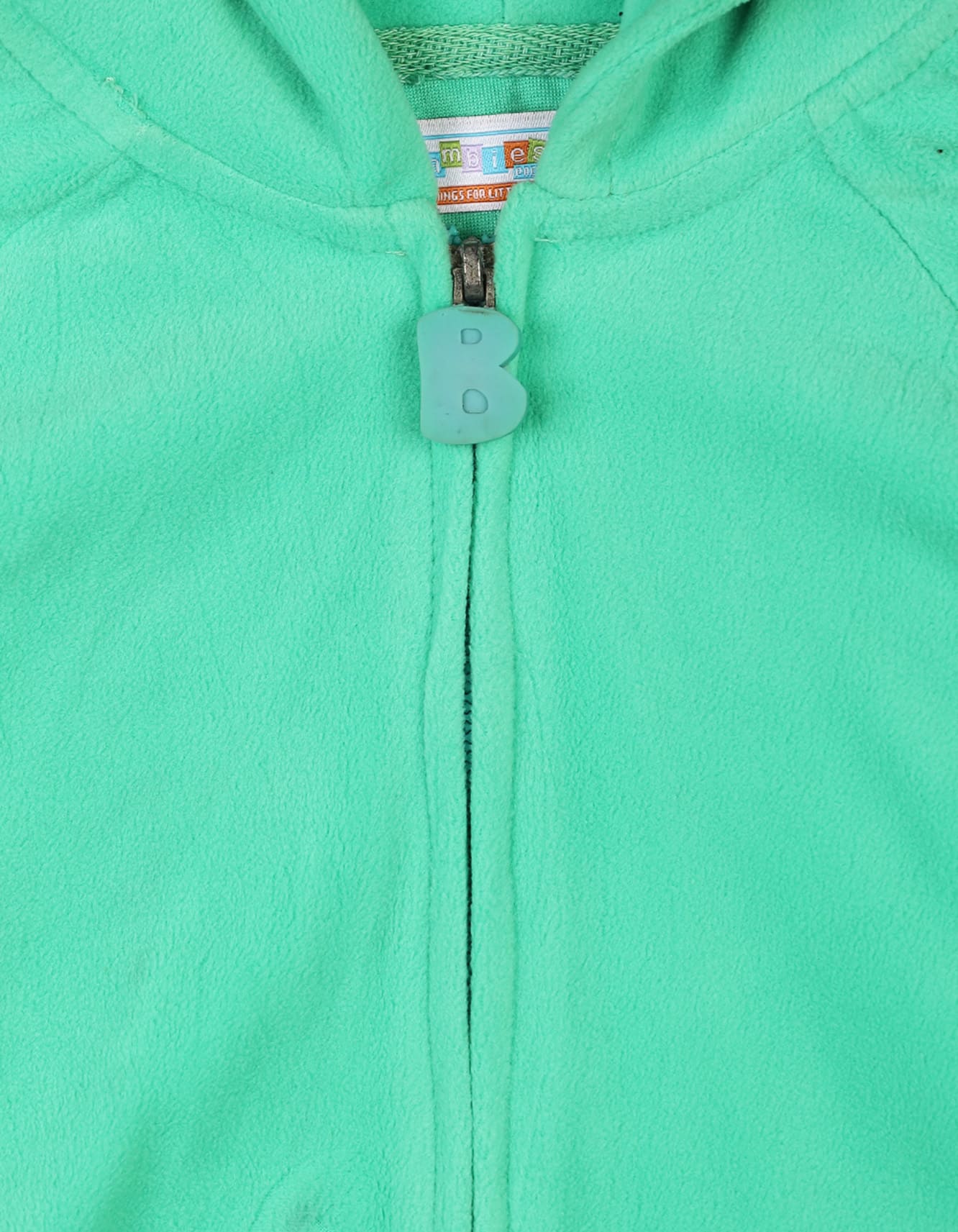 Toddler Girls Winter Jackets Bambies Hooded Mint Green at Zubaidas Pakistan